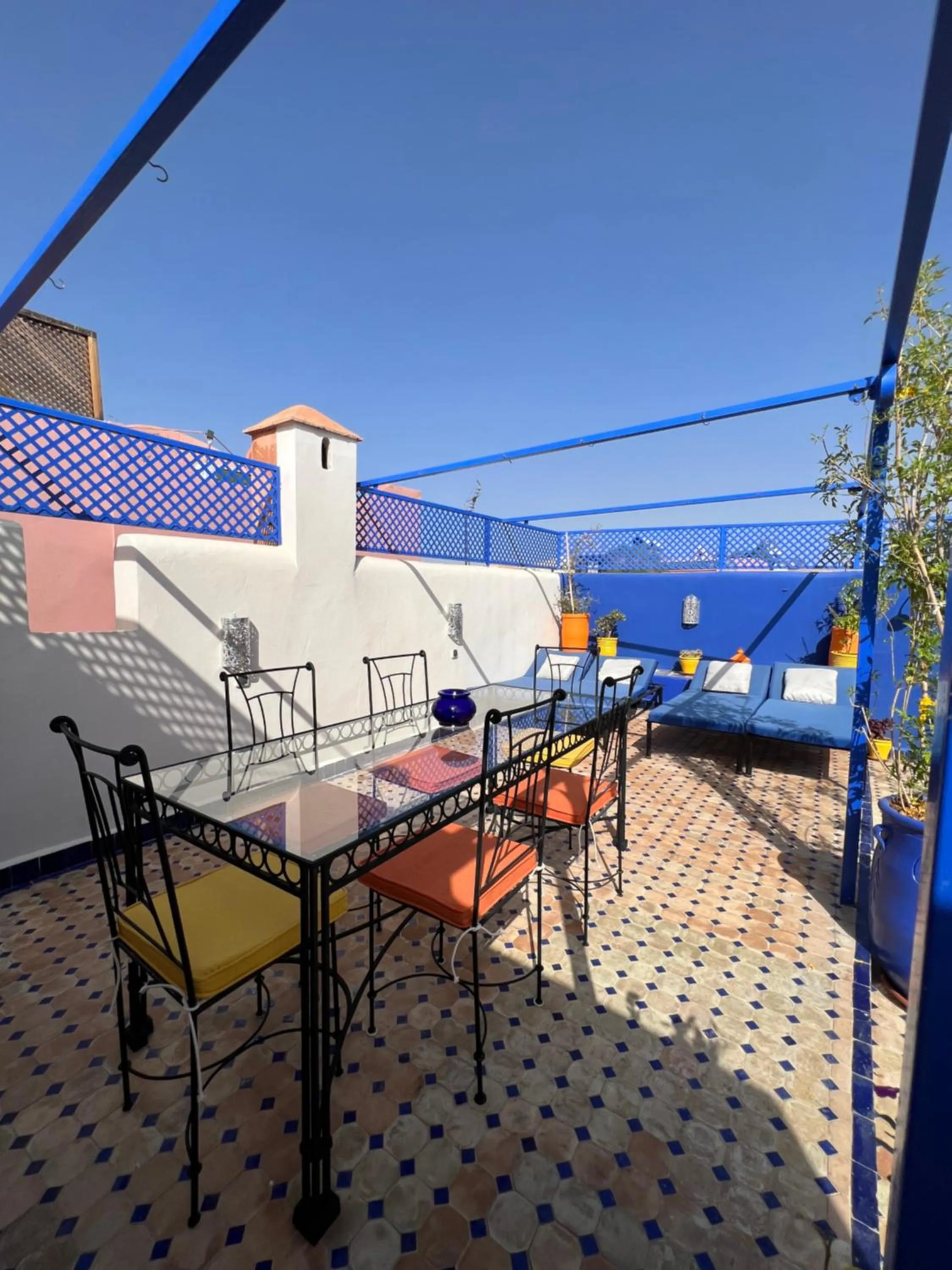 Balcony/Terrace in Riad Villa El Arsa