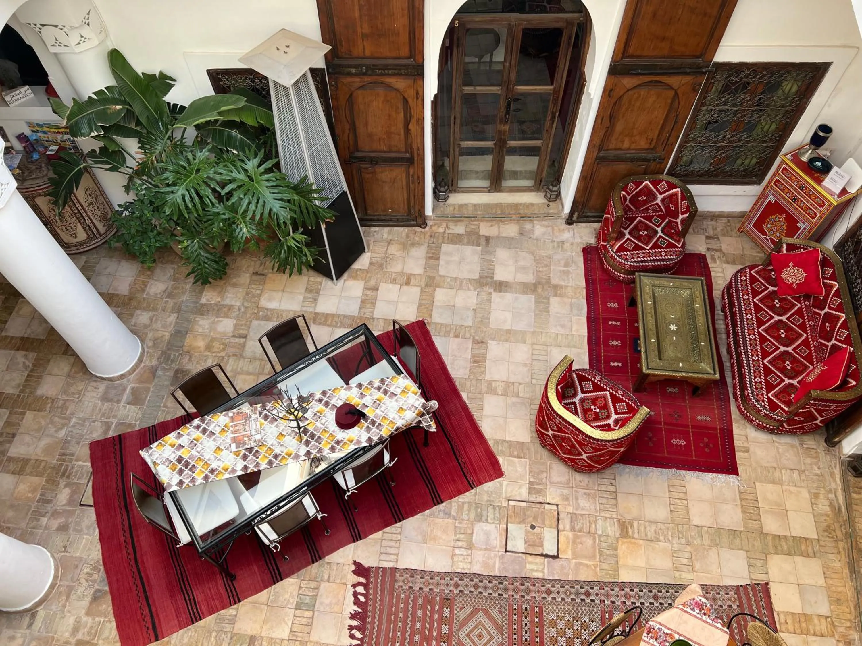 Seating area in Riad Villa El Arsa