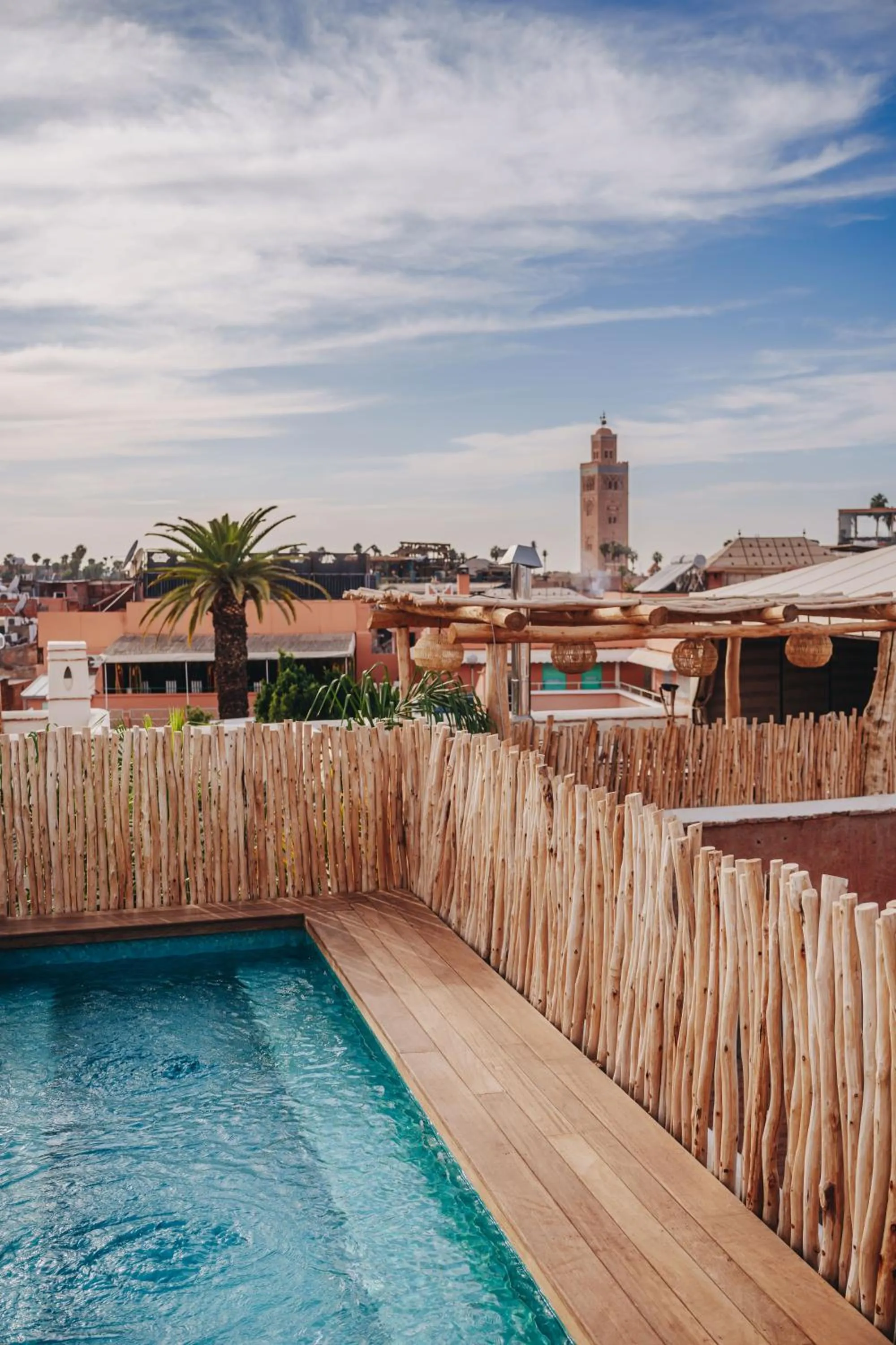 Pool view in Nobu Hotel Marrakech