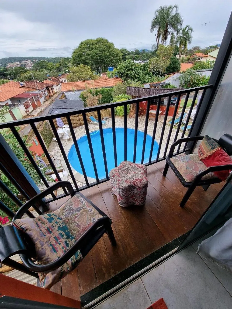 Balcony/Terrace in Pousada Ikabana