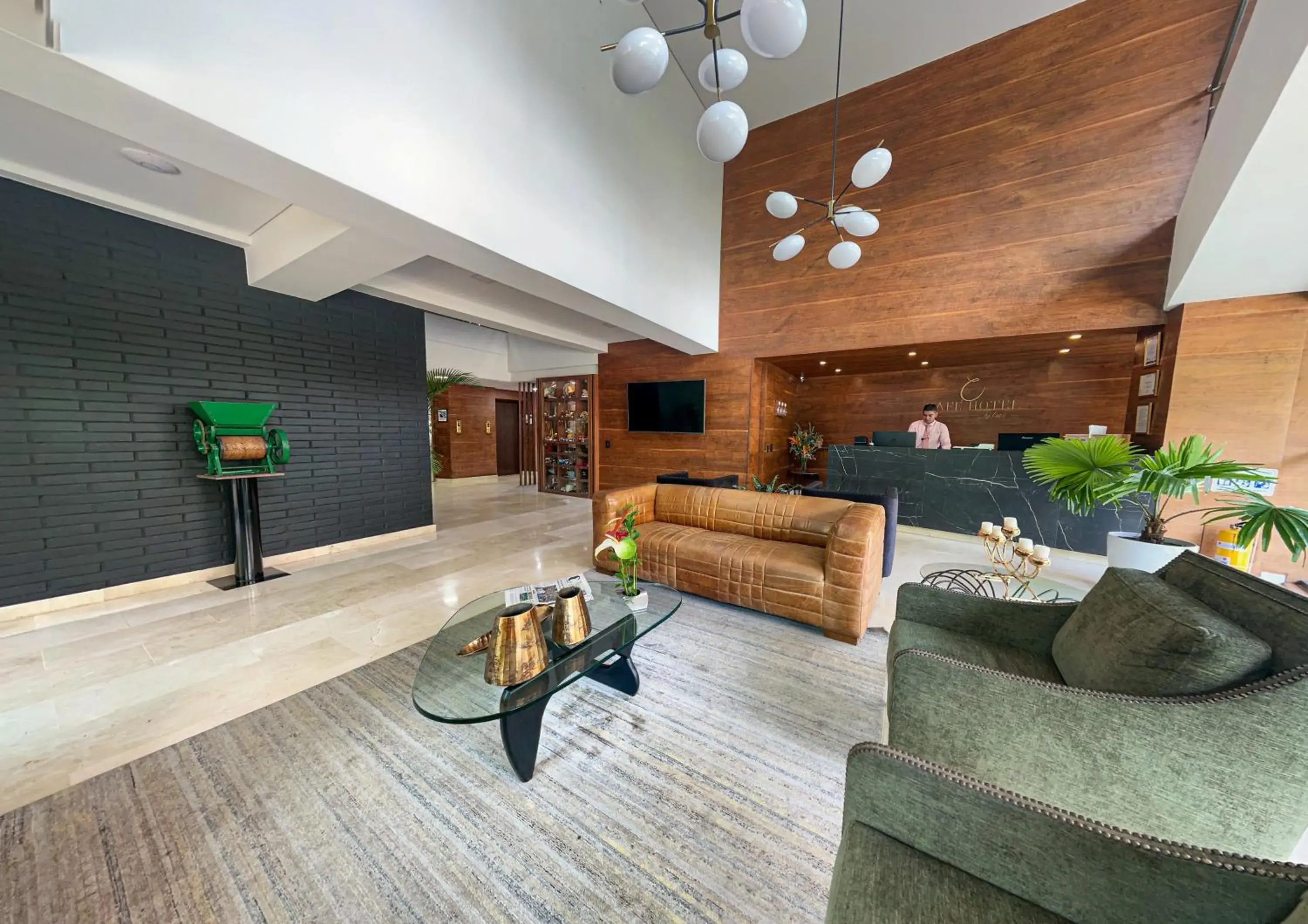 Lobby or reception in Cafe Hotel Medellín Lobby or reception in Cafe Hotel Medellín