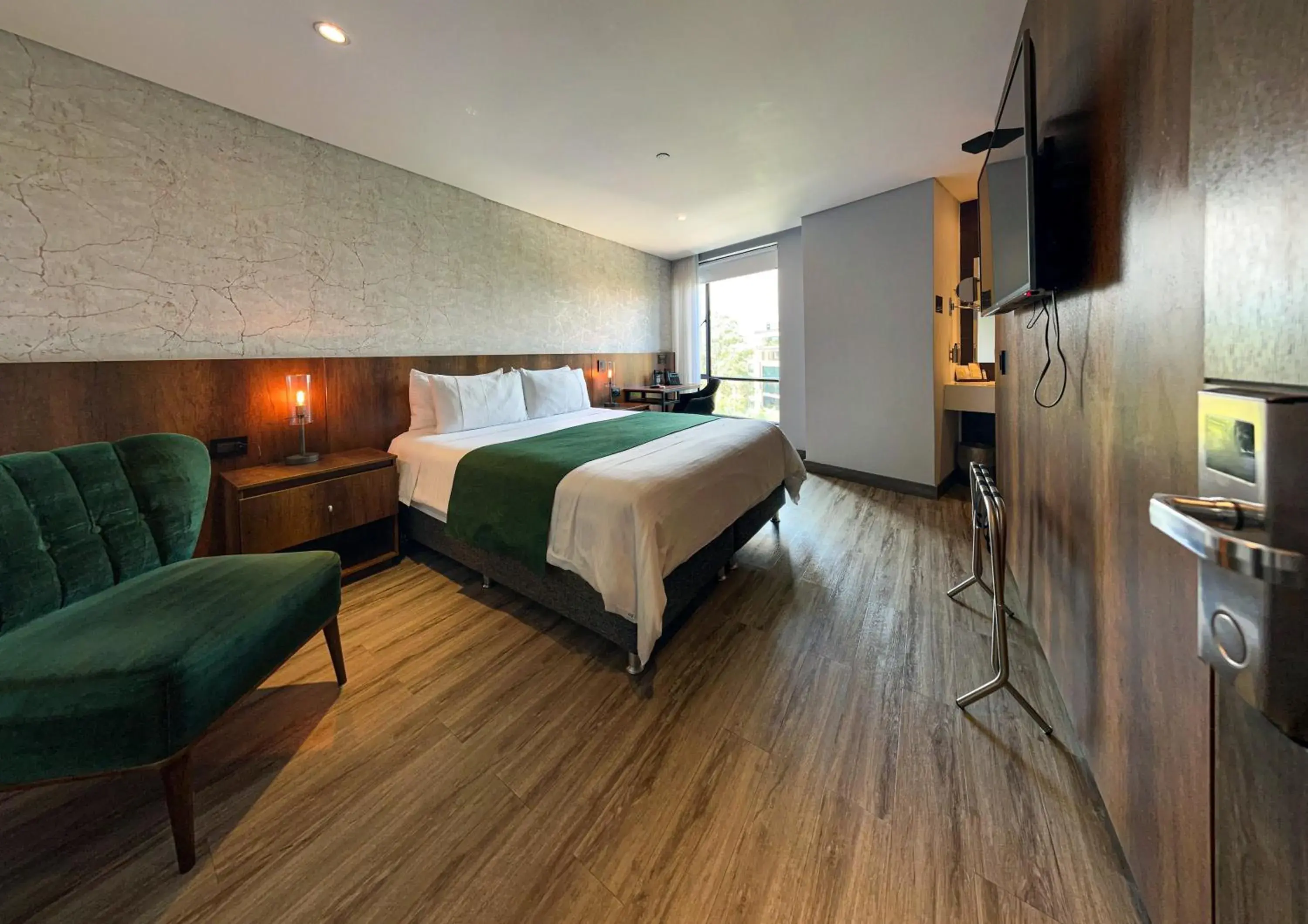 Bed in Cafe Hotel Medellín Bed in Cafe Hotel Medellín