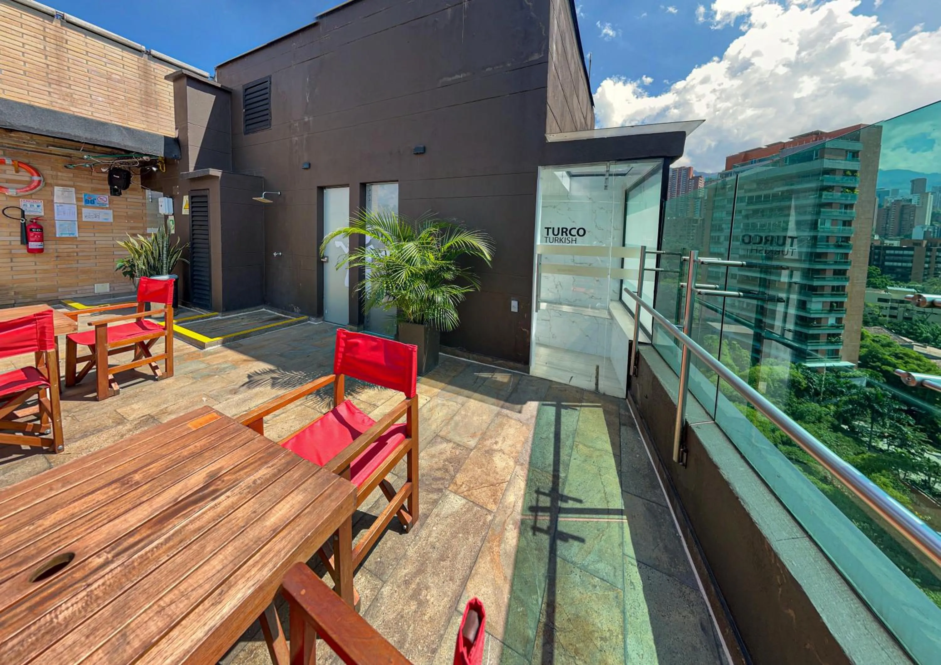 Balcony/Terrace in Cafe Hotel Medellín