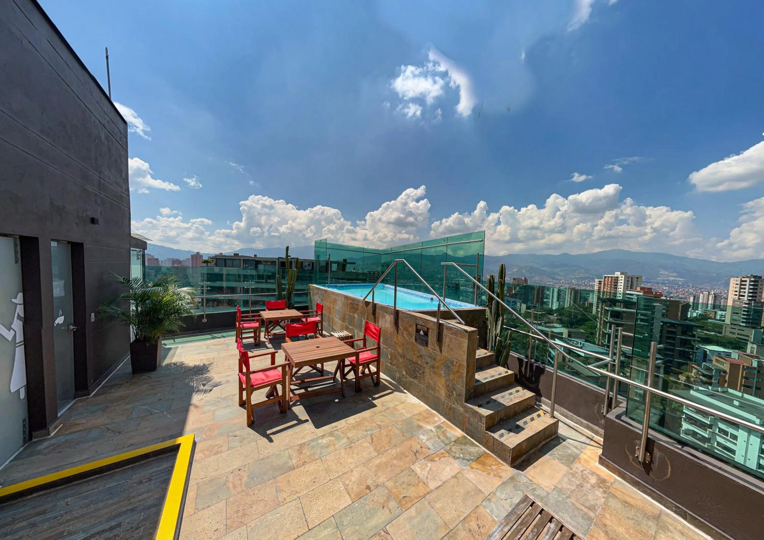 Balcony/Terrace in Cafe Hotel Medellín