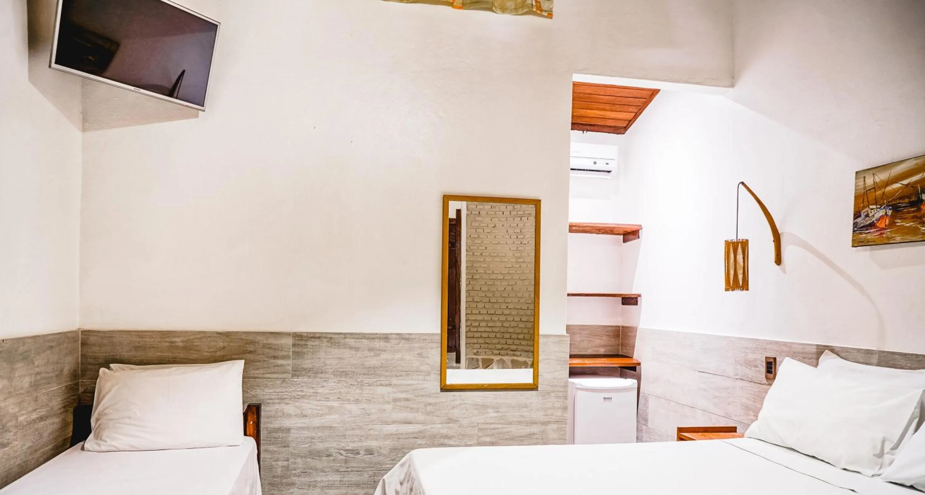 Bed in Pousada El Capitan