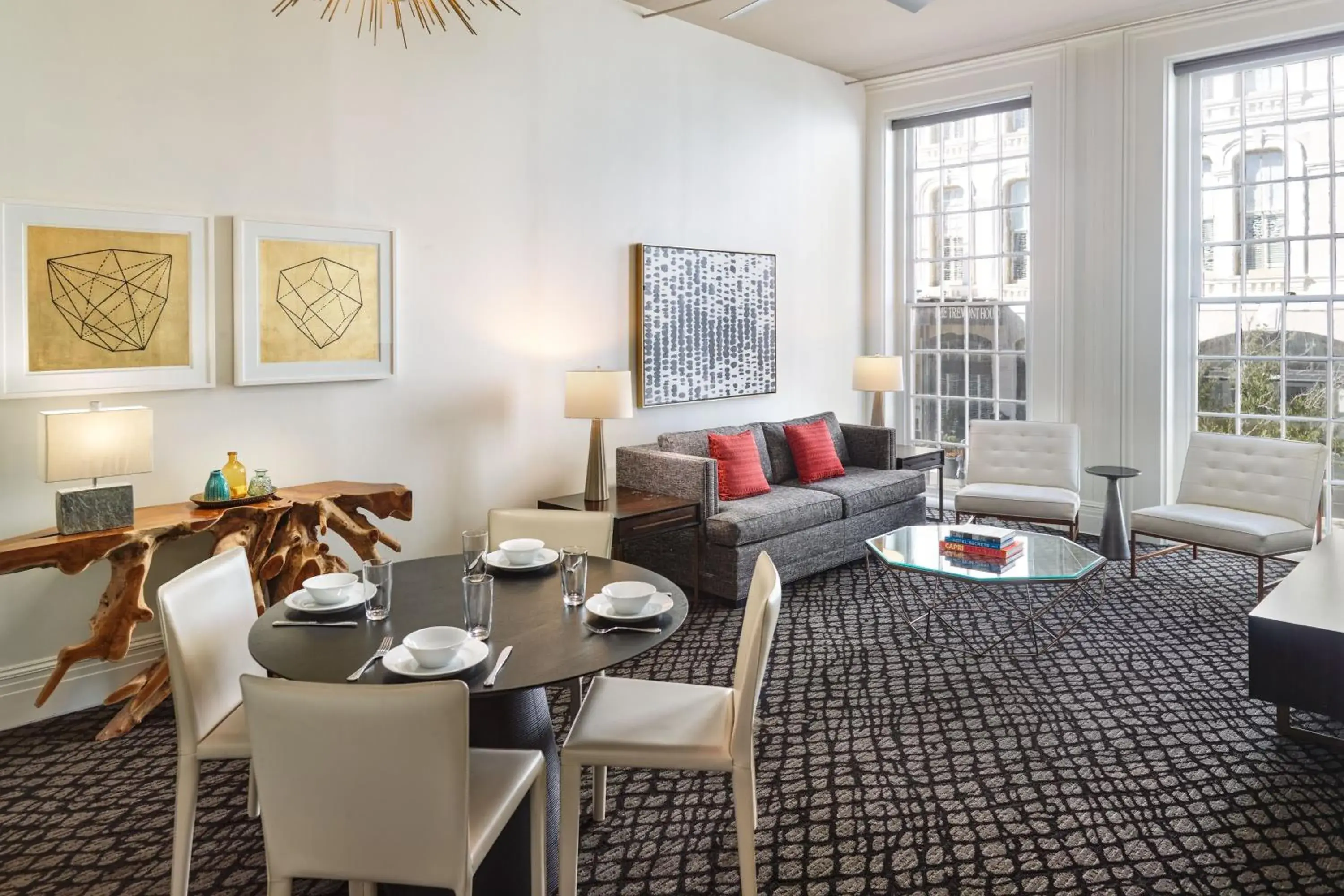 Living room in The Tremont House, Galveston, a Tribute Portfolio Hotel Living room in The Tremont House, Galveston, a Tribute Portfolio Hotel