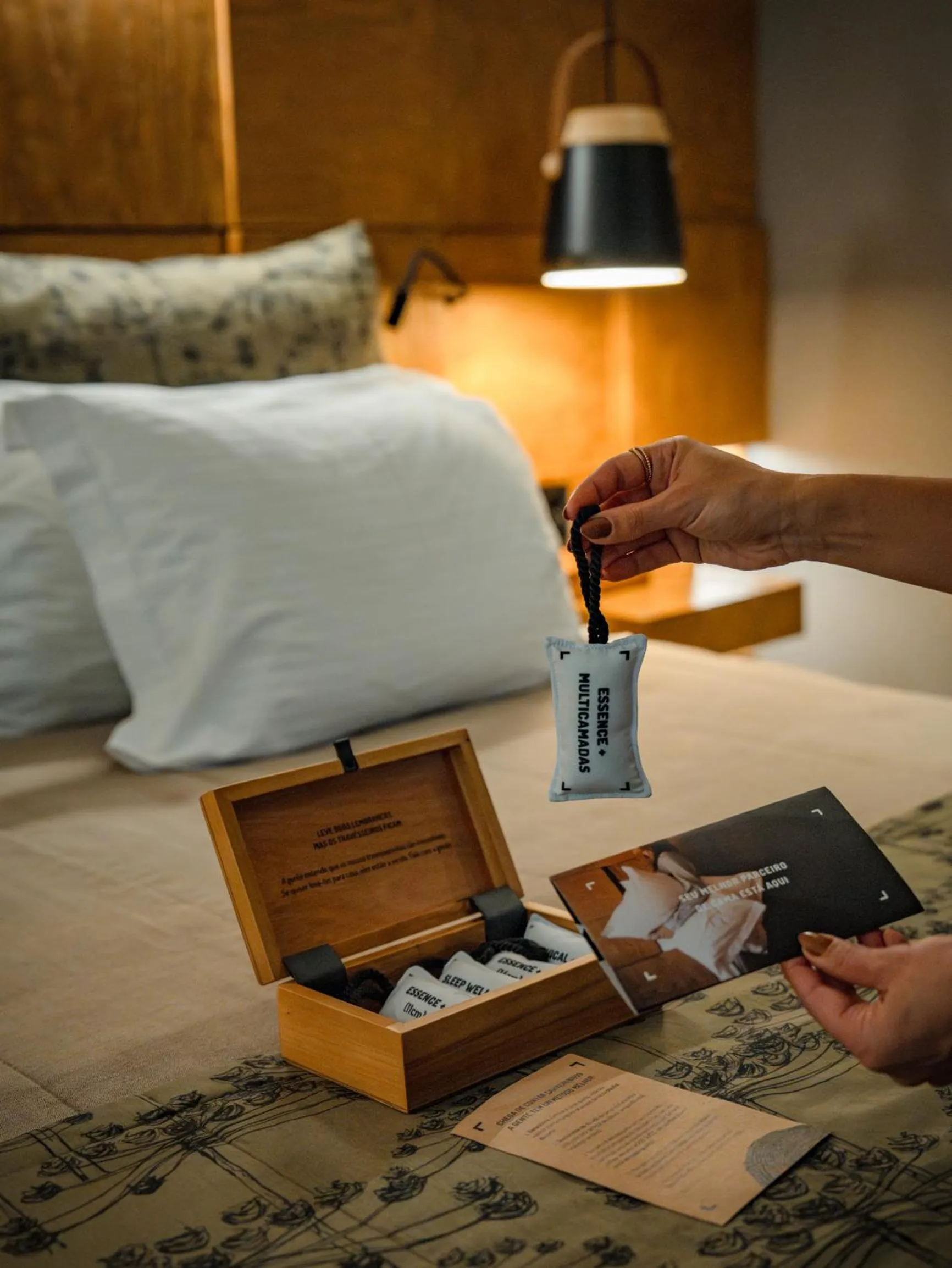 Bed in Wood Hotel Gramado