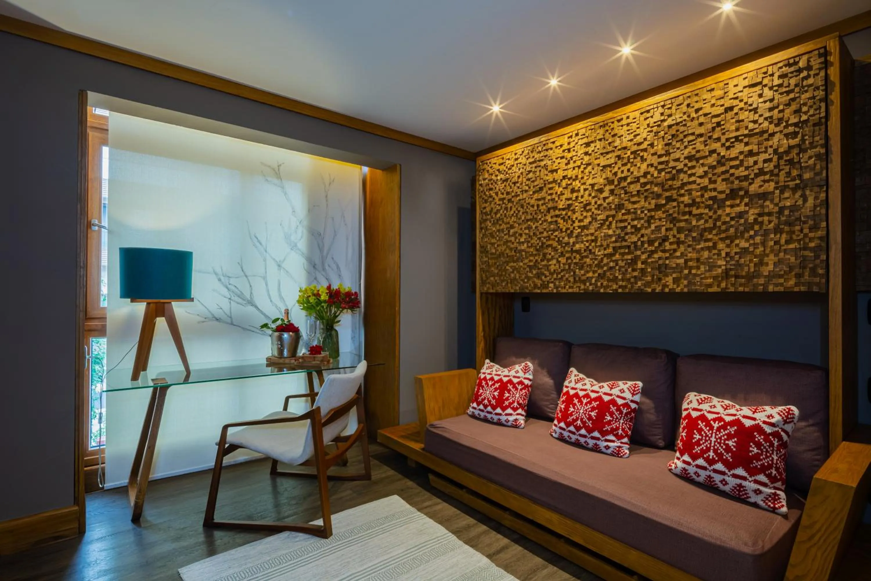 Bedroom, Bed in Wood Hotel Gramado