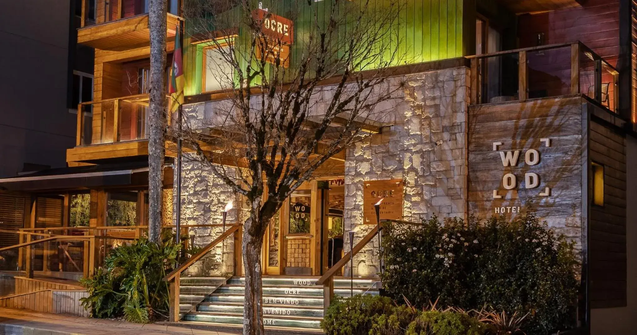 Property building in Wood Hotel Gramado Property building in Wood Hotel Gramado