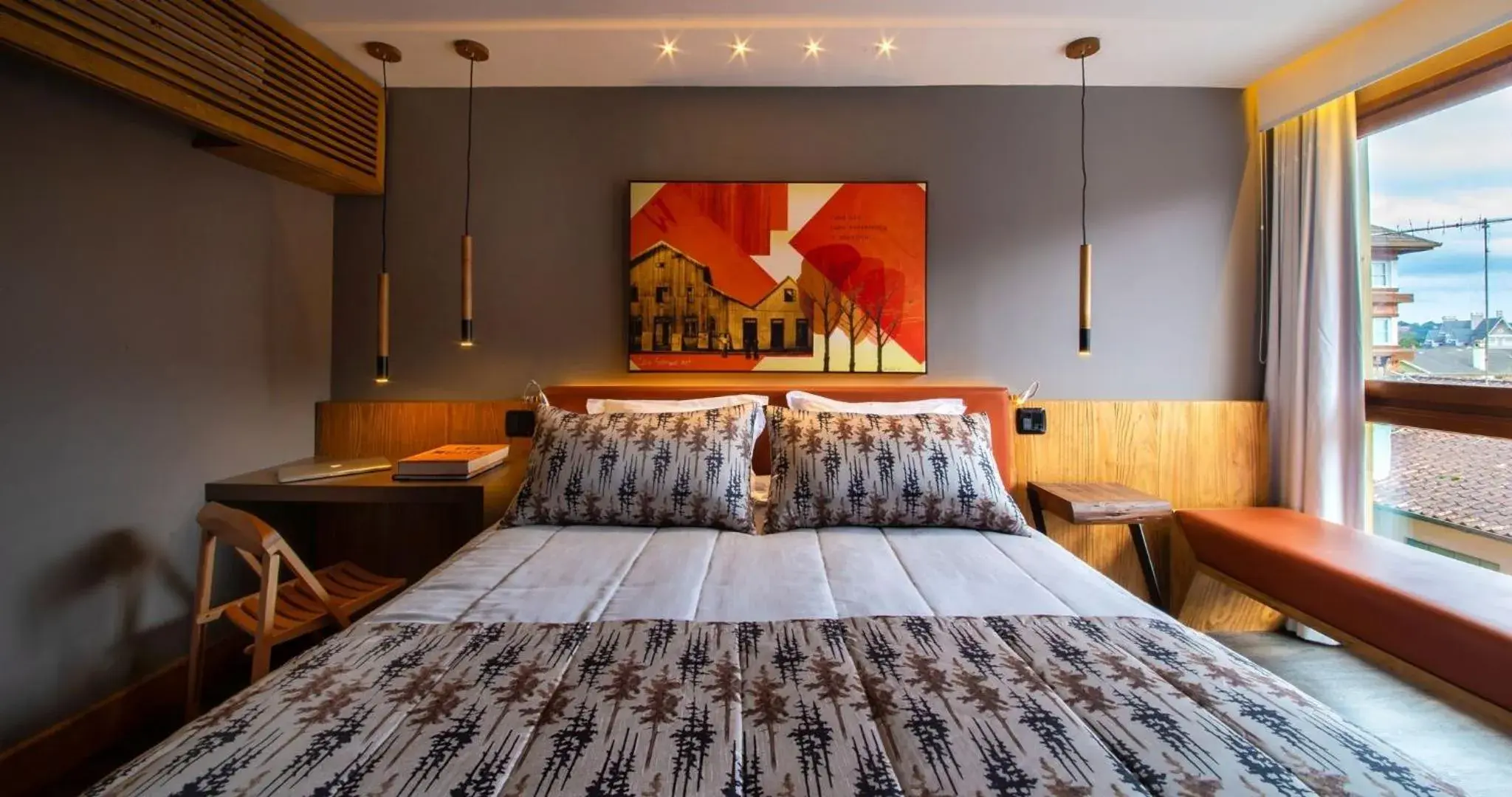 Bedroom, Bed in Wood Hotel Gramado Bedroom, Bed in Wood Hotel Gramado