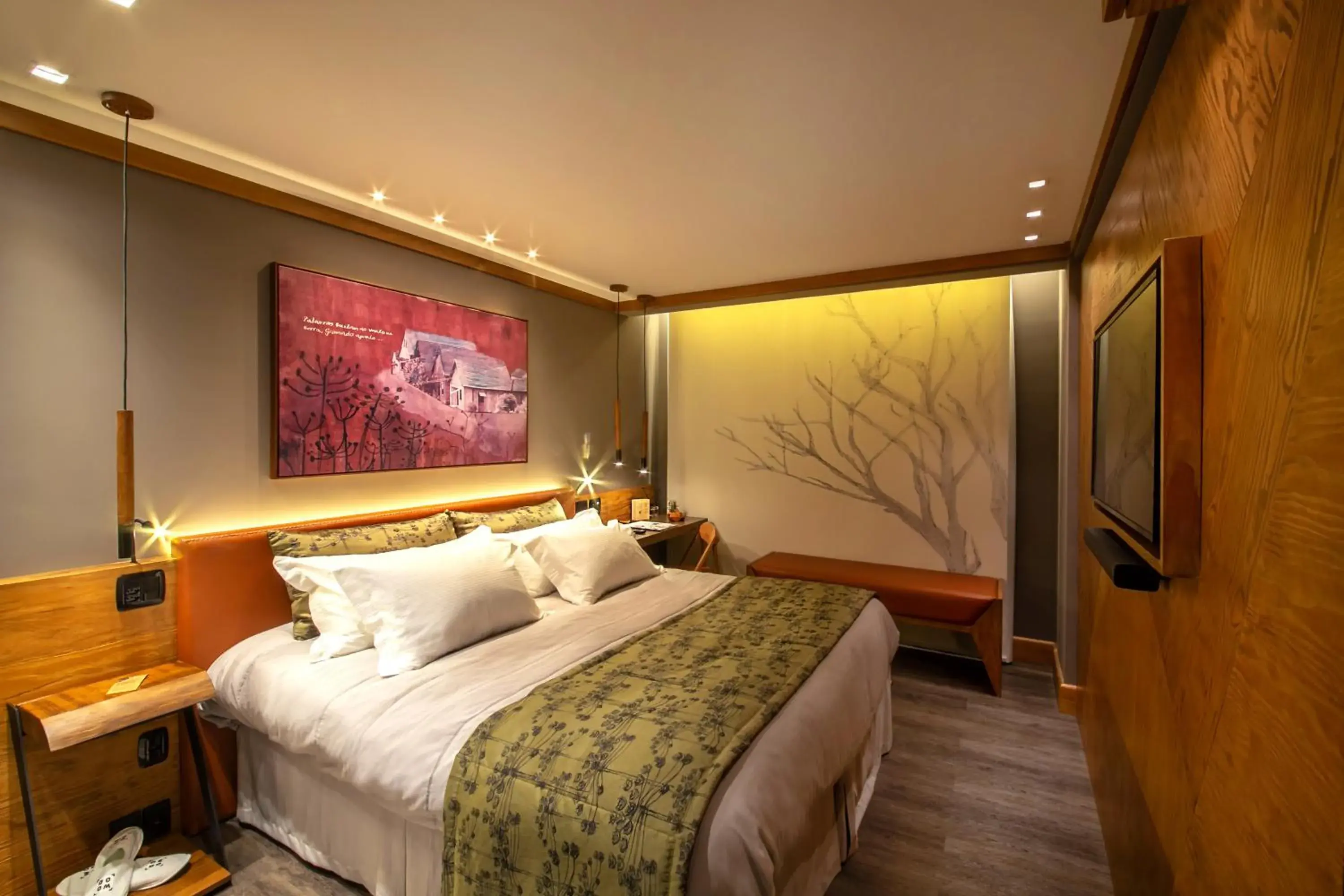 Bedroom, Bed in Wood Hotel Gramado Bedroom, Bed in Wood Hotel Gramado