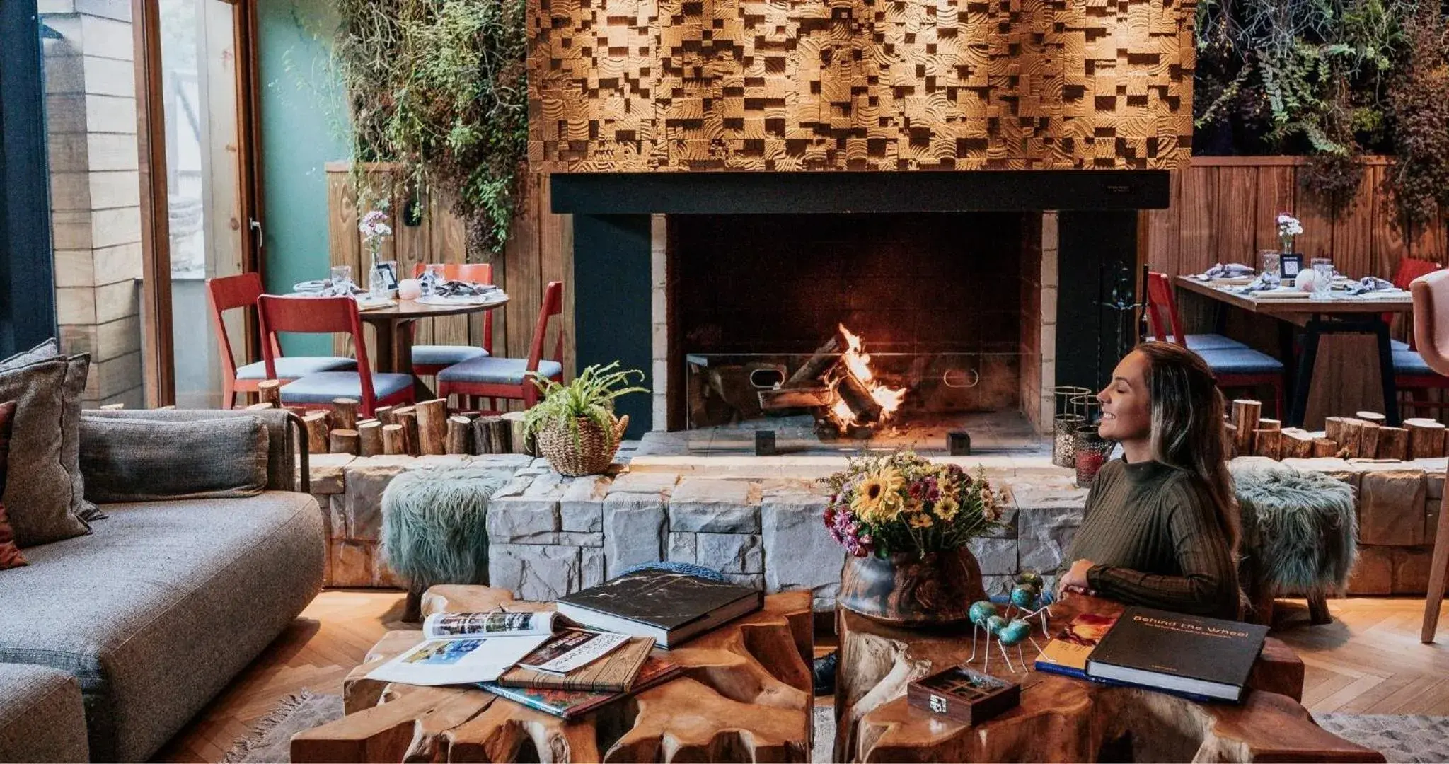 Living room in Wood Hotel Gramado Living room in Wood Hotel Gramado