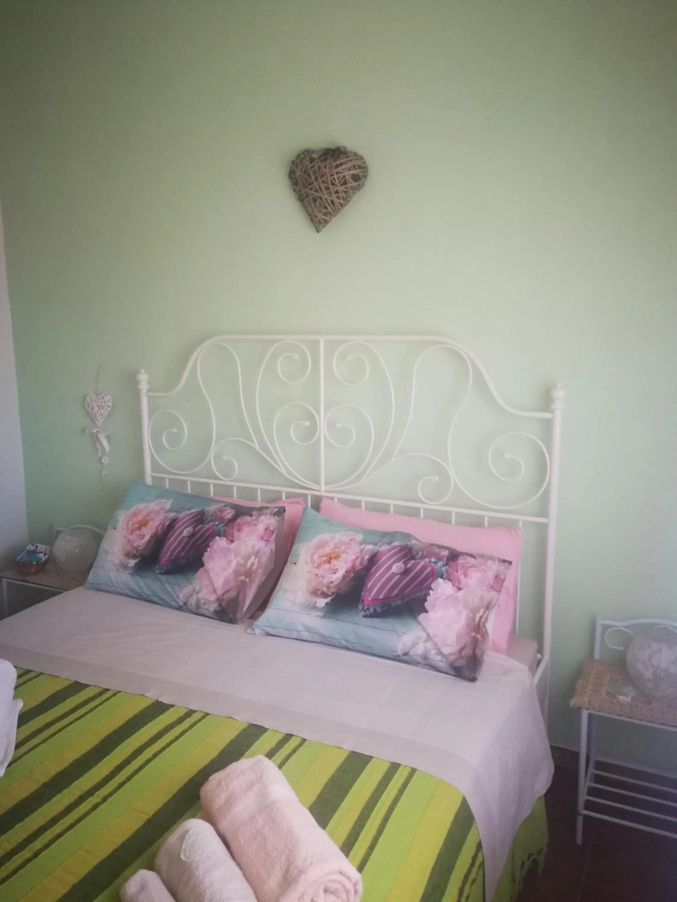 Bed in La Casa del Cuore