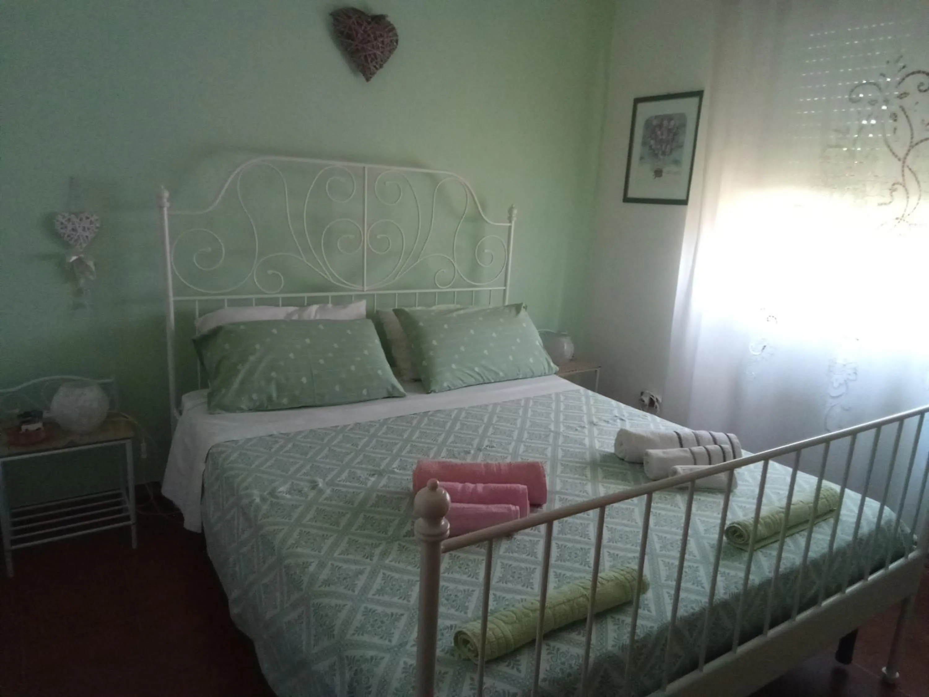 Bed in La Casa del Cuore