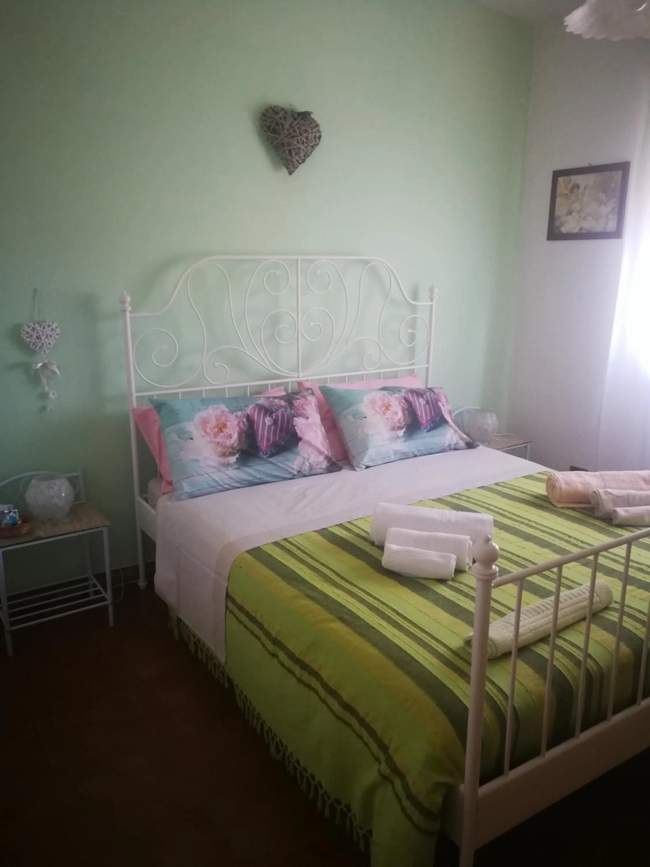 Bed in La Casa del Cuore