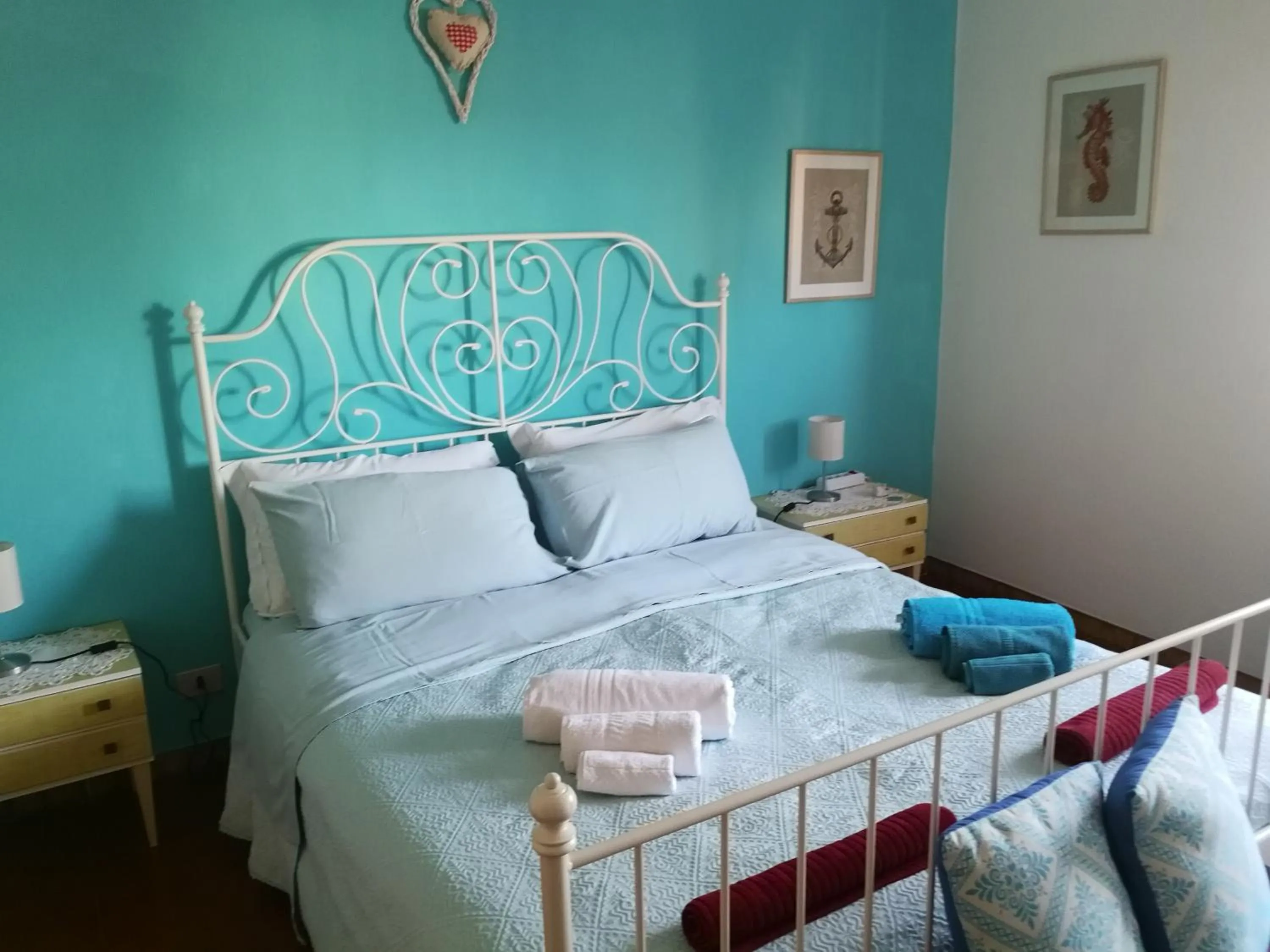 Bed in La Casa del Cuore