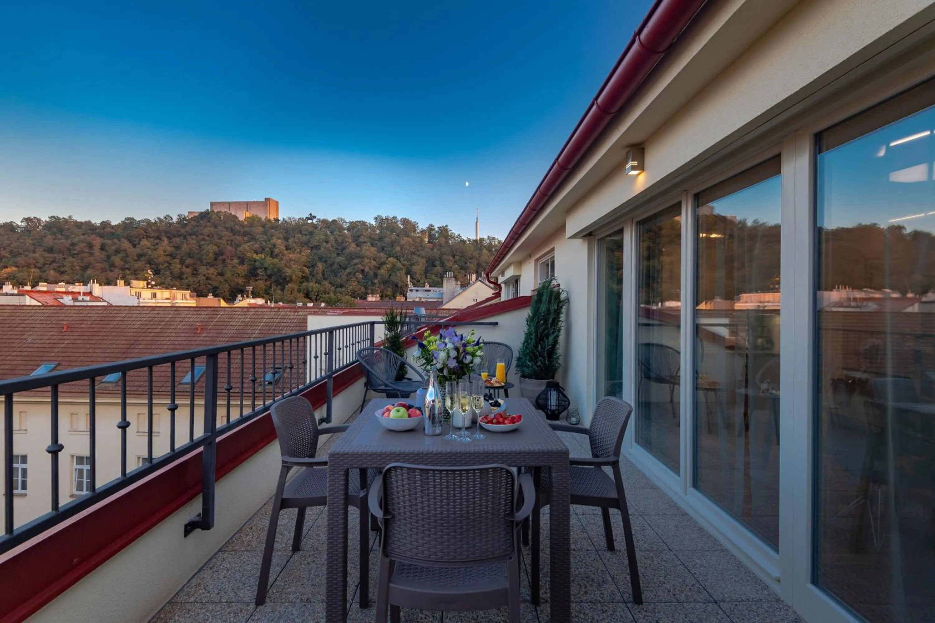 Balcony/Terrace in Seven Wishes Boutique Residence by Dwellfort