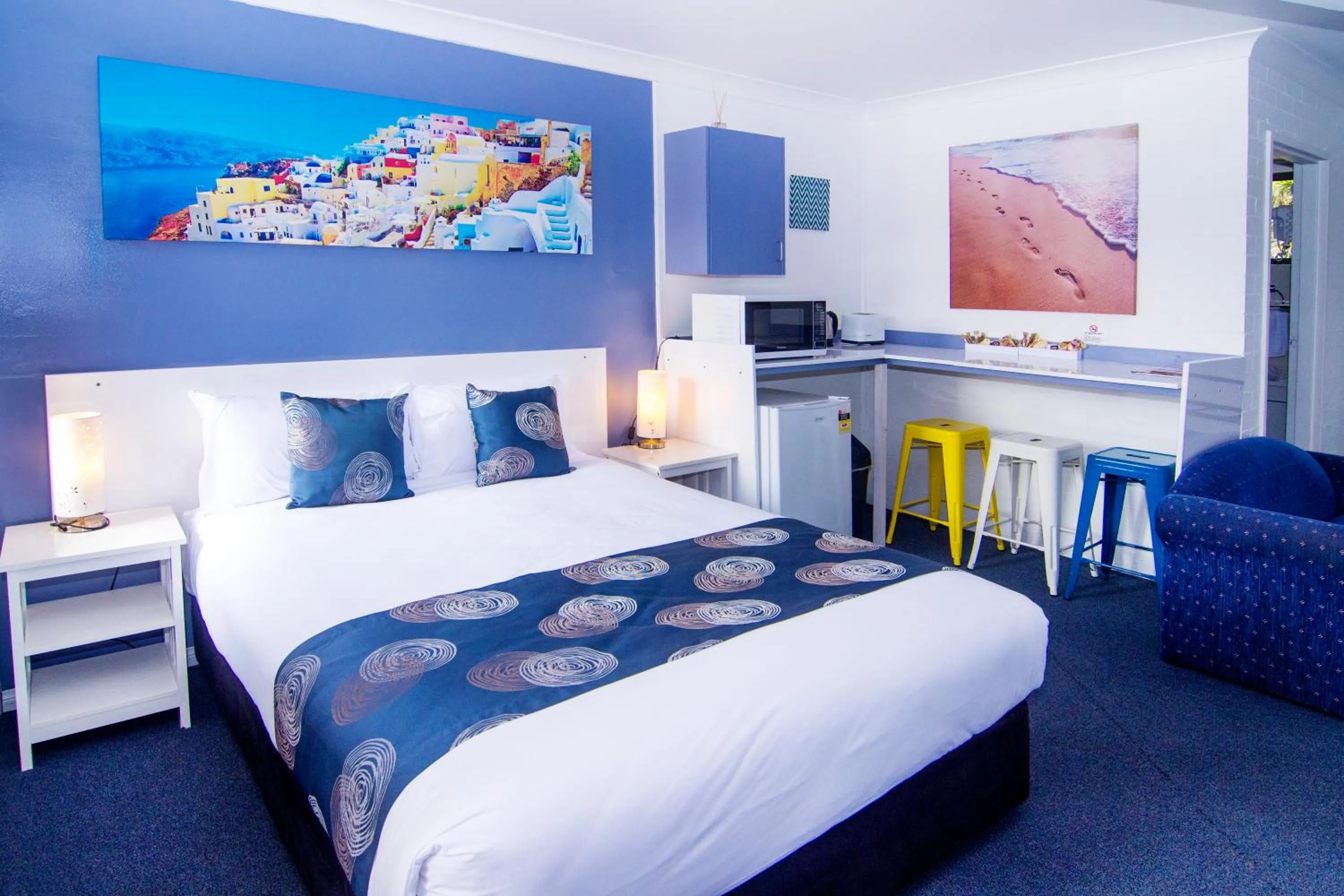 Bed in Crescent Motel Taree