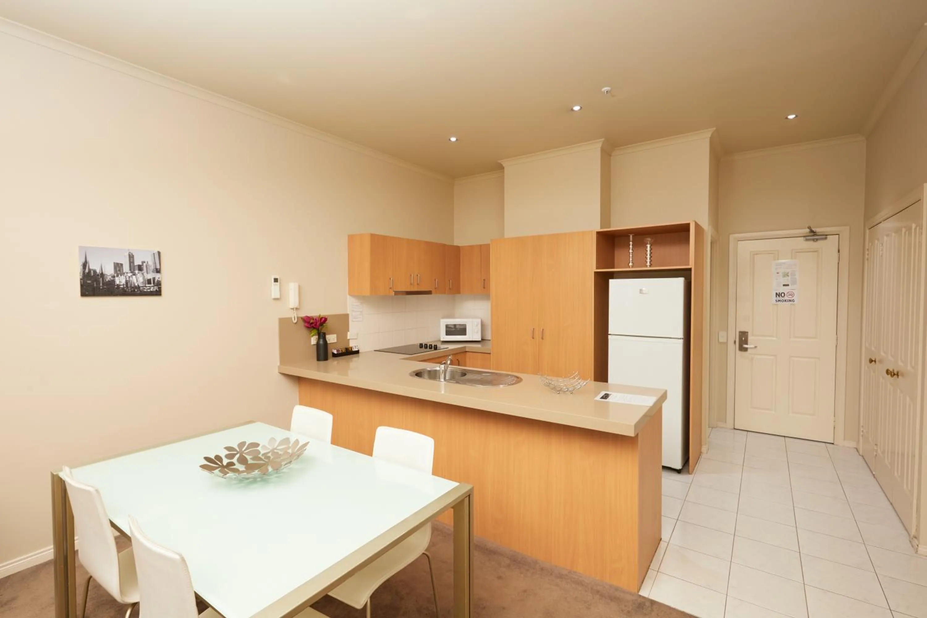 Dining area in Flinders Landing Apartments