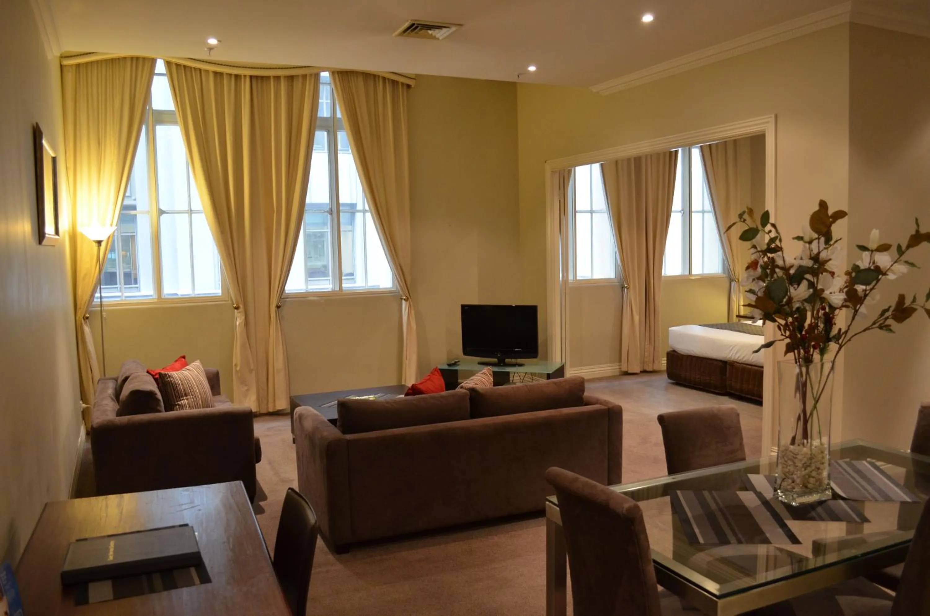 Dining area in Flinders Landing Apartments