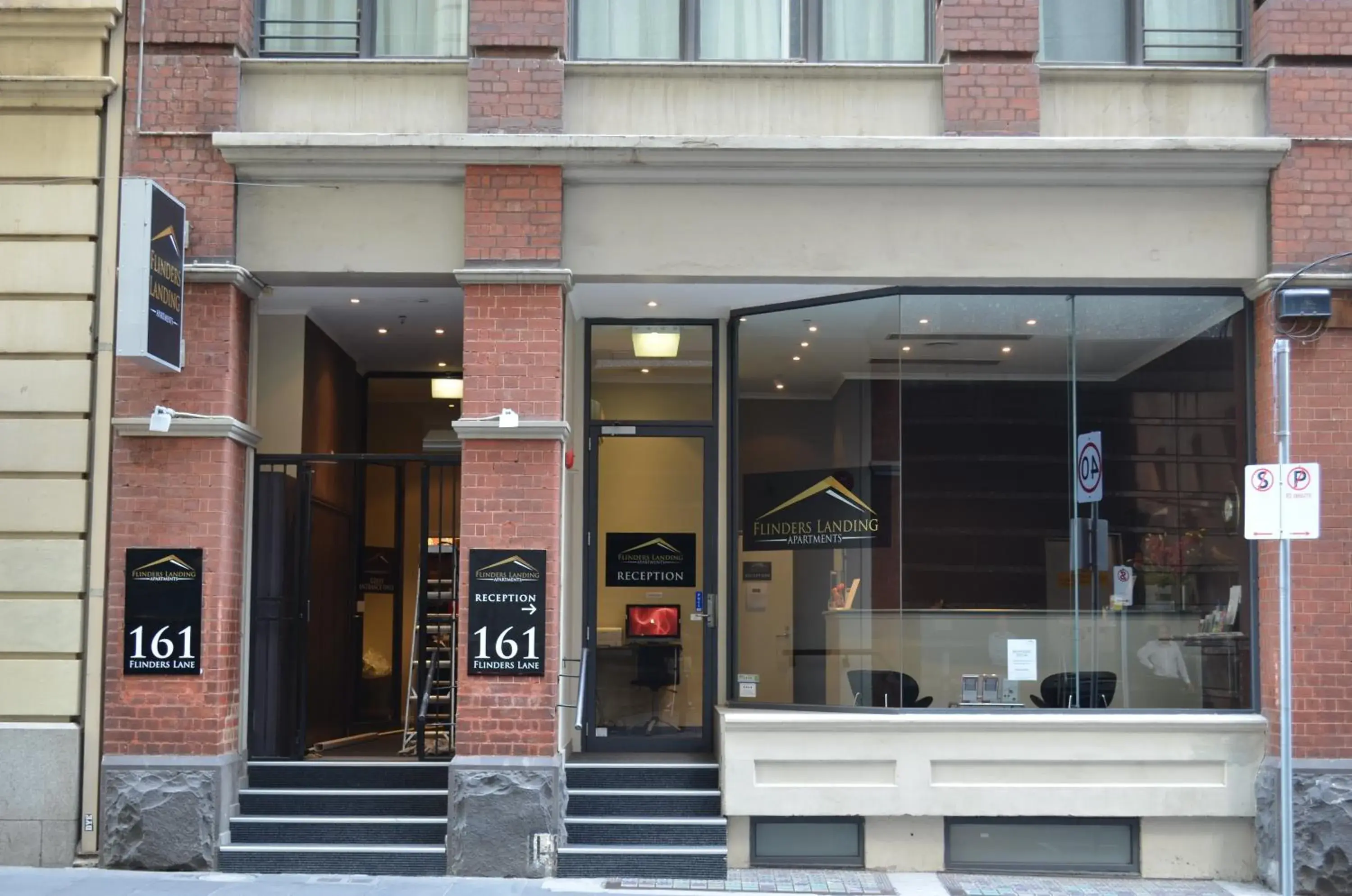 Facade/entrance in Flinders Landing Apartments Facade/entrance in Flinders Landing Apartments