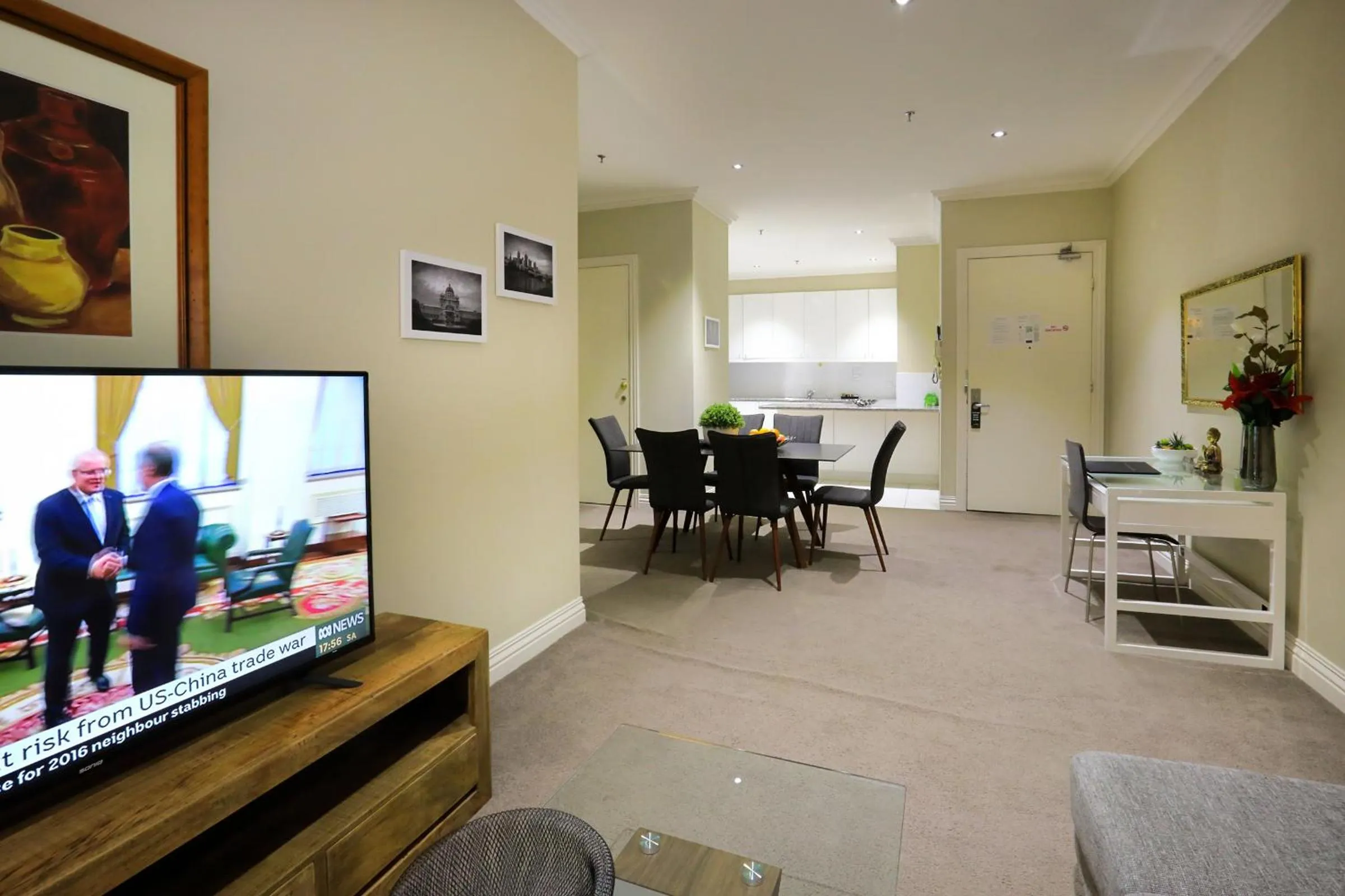 Dining area in Flinders Landing Apartments