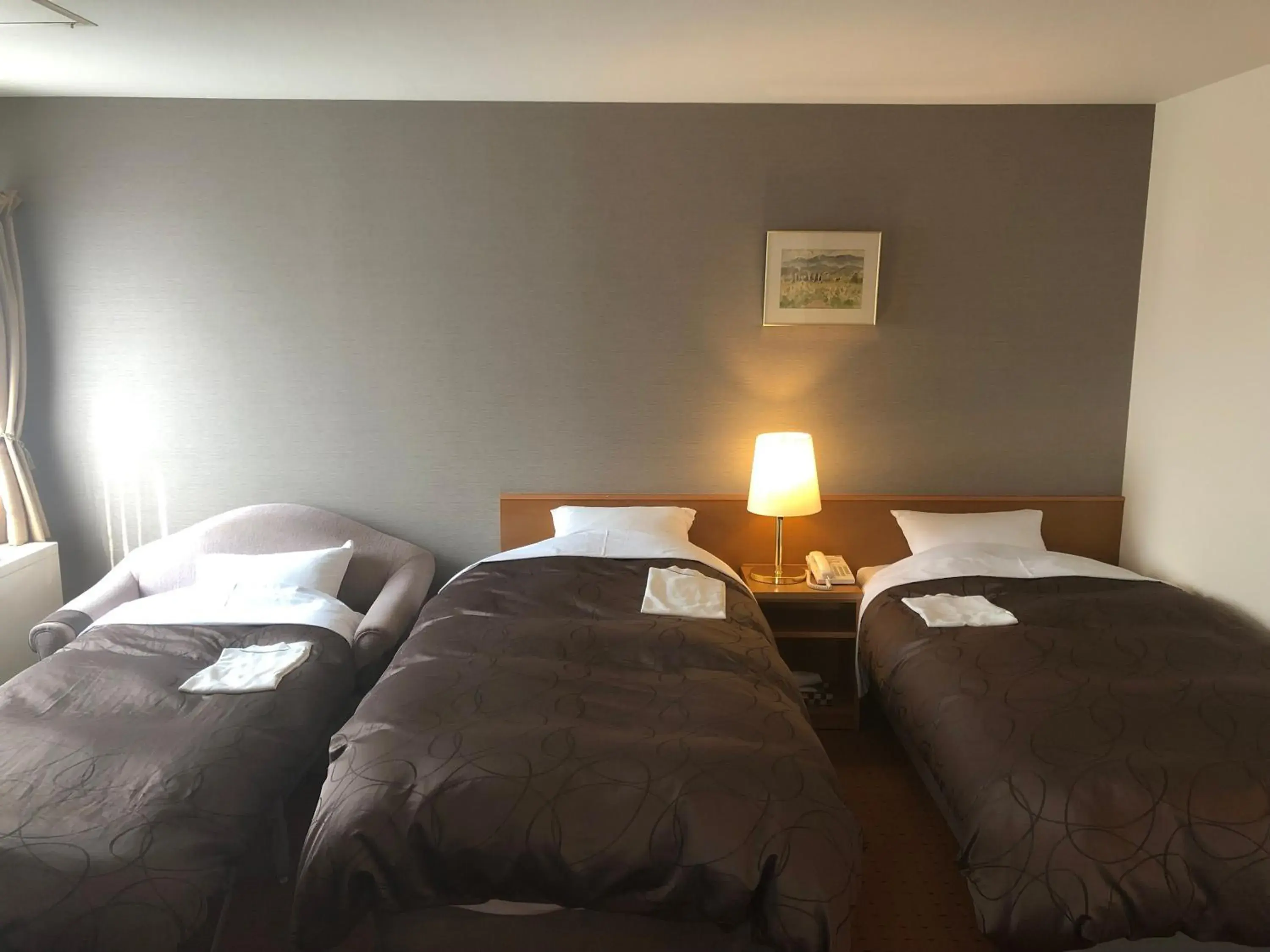 Bedroom, Bed in Chitose Airport Hotel Bedroom, Bed in Chitose Airport Hotel