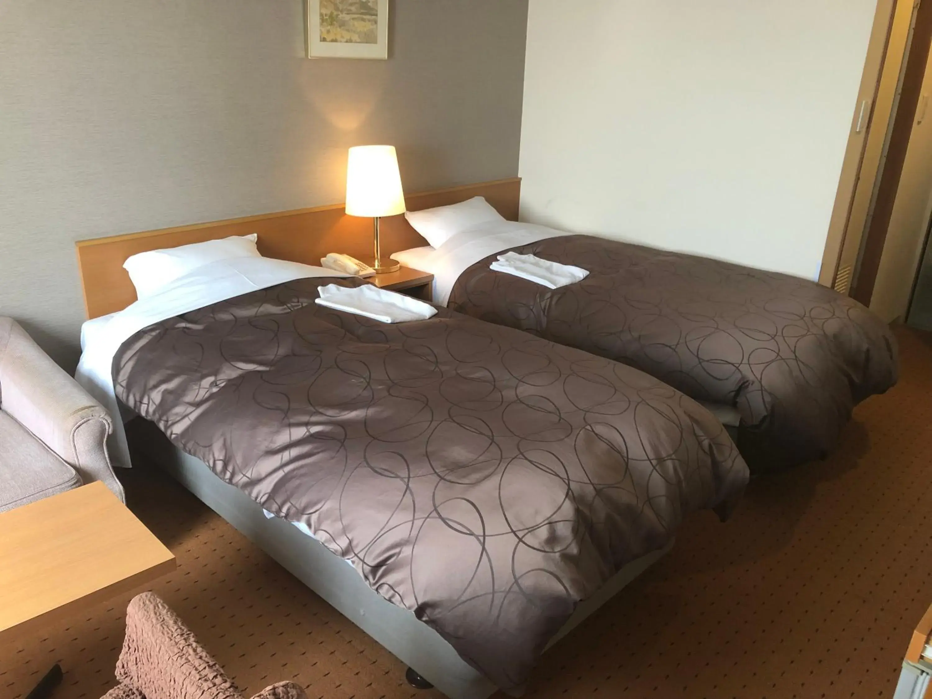 Bedroom, Bed in Chitose Airport Hotel Bedroom, Bed in Chitose Airport Hotel