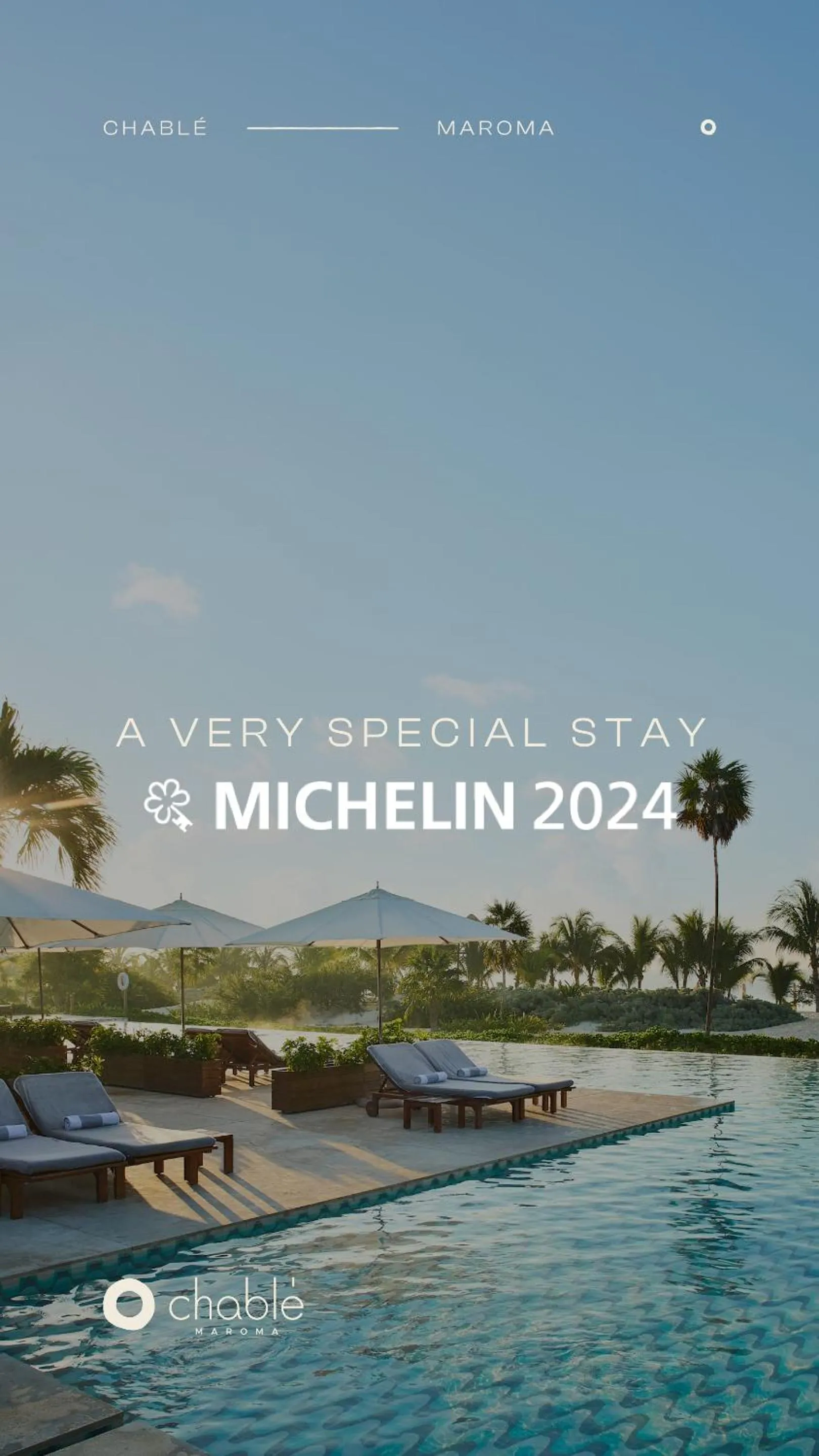 Swimming pool in Chablé Maroma