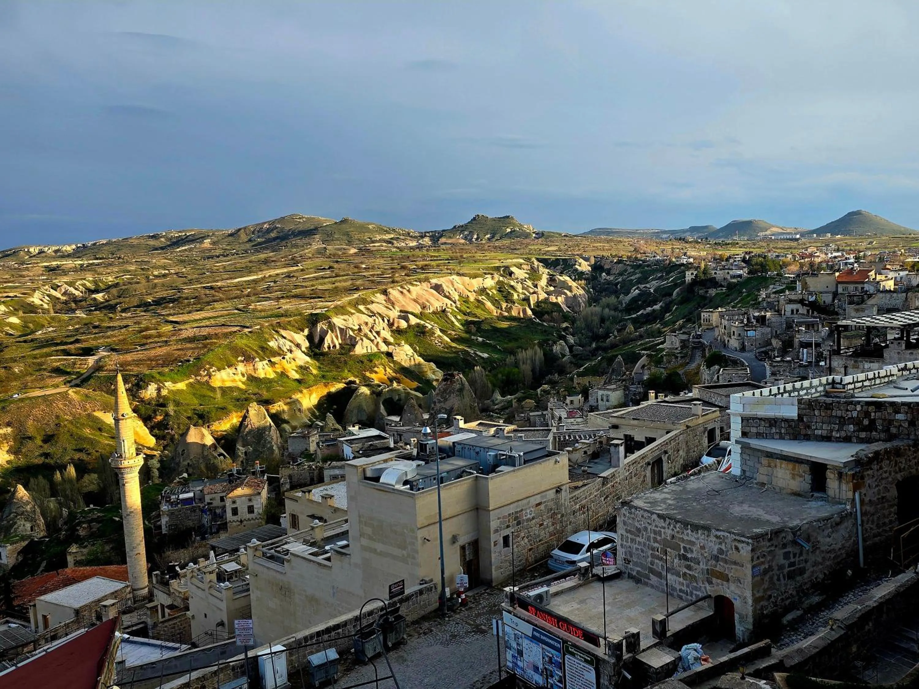Natural landscape in Uchisar Cave House
