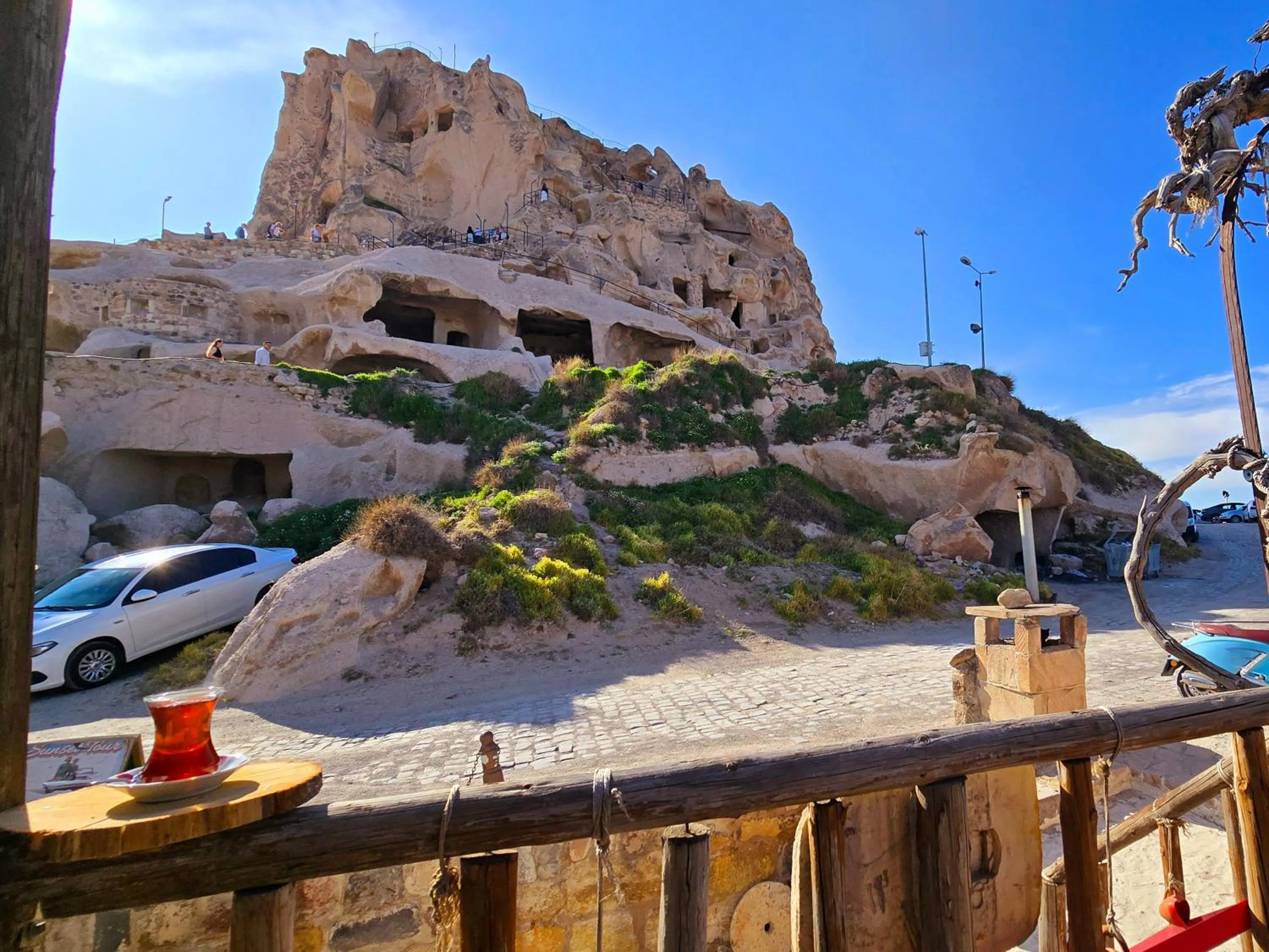 Natural landscape in Uchisar Cave House