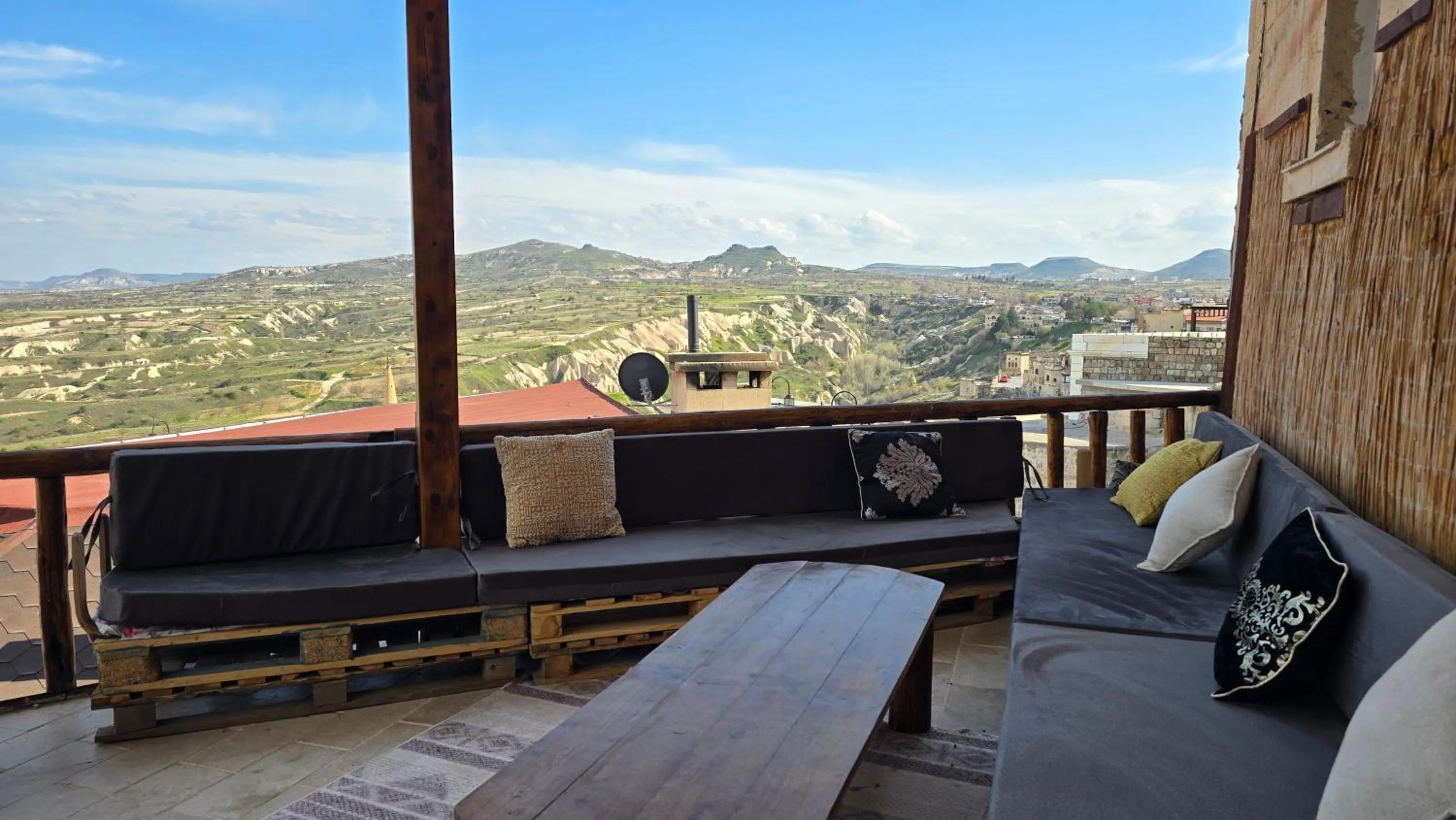 Natural landscape in Uchisar Cave House