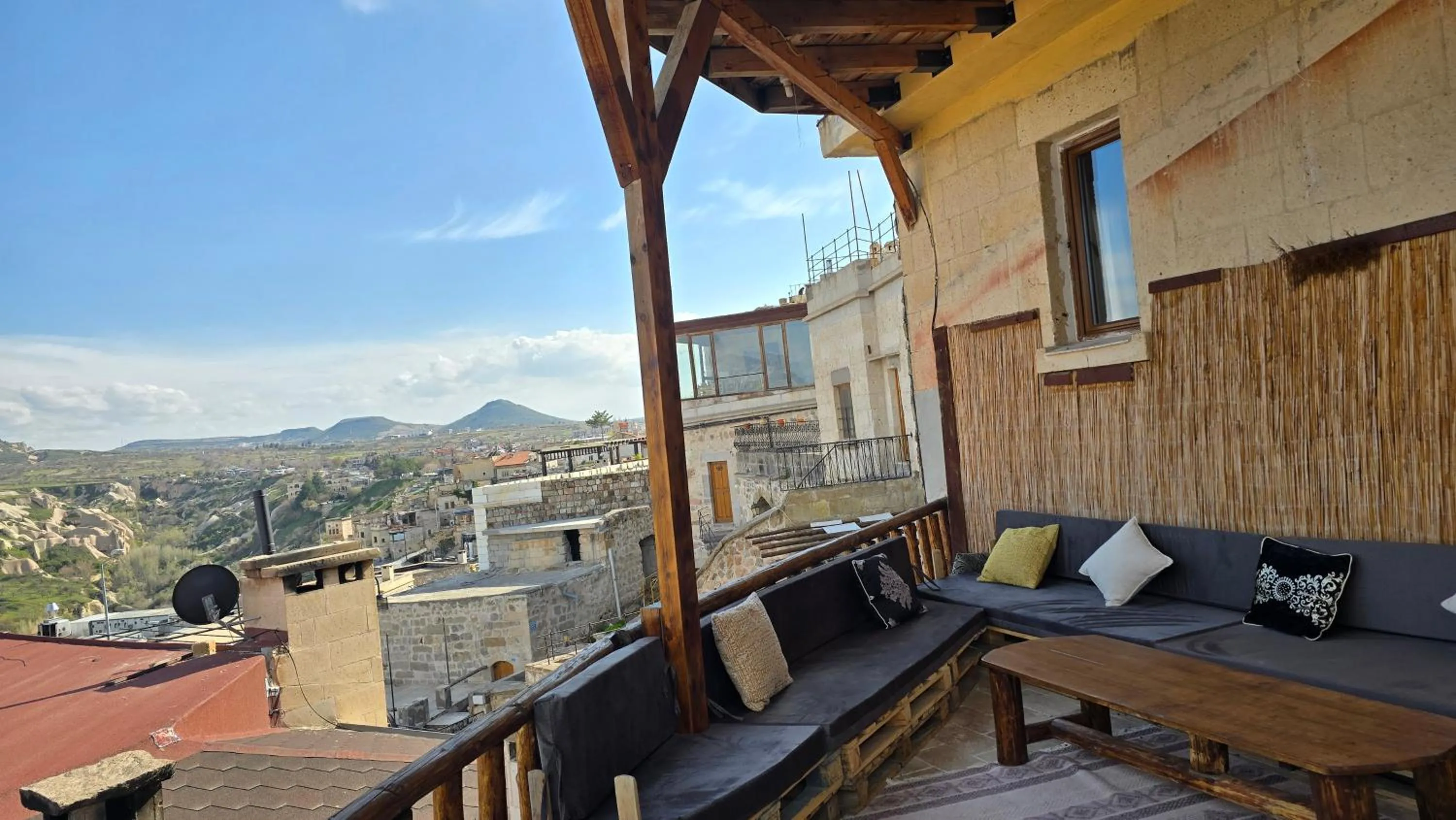 Patio in Uchisar Cave House