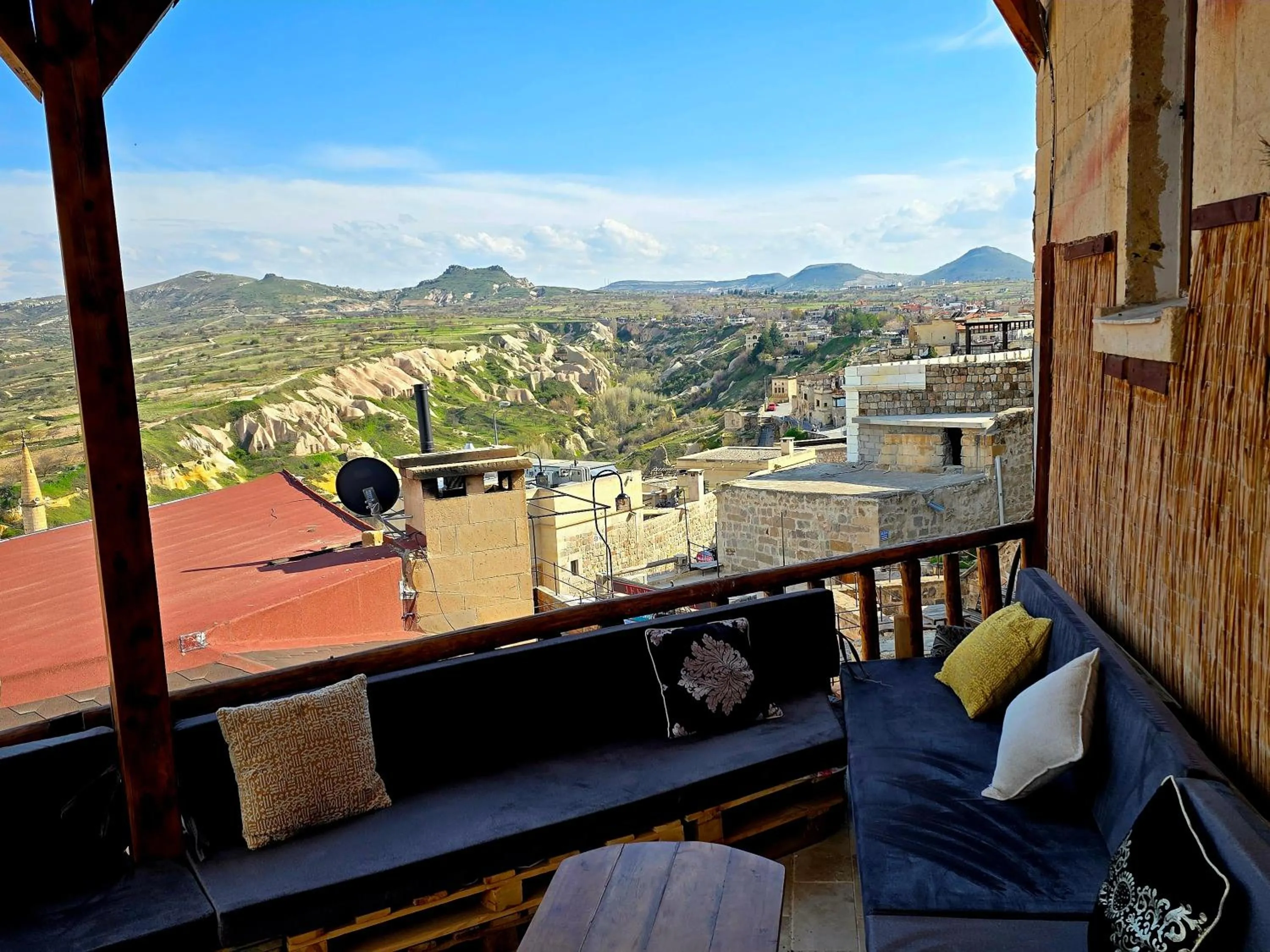 Natural landscape in Uchisar Cave House