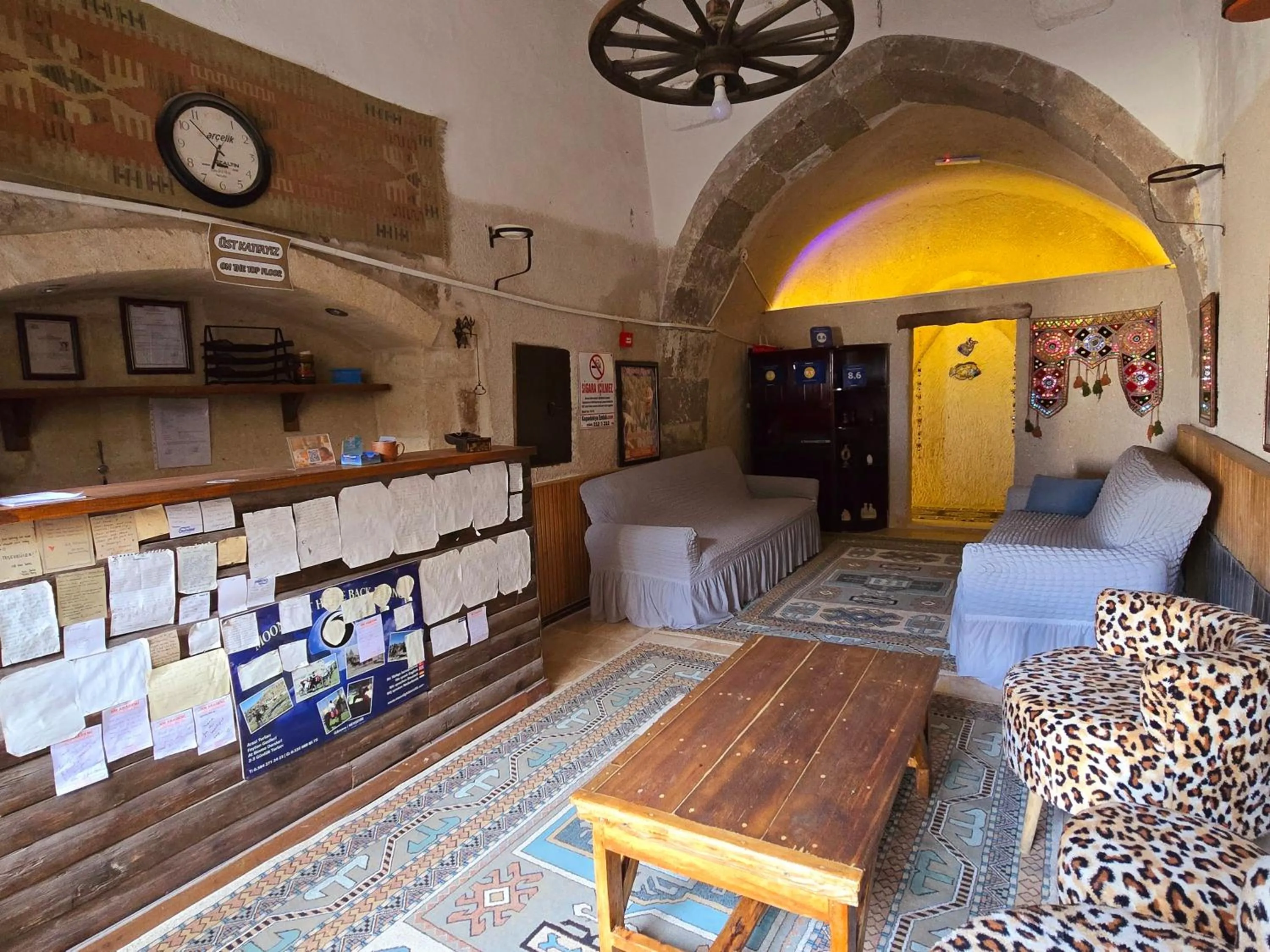 Lobby or reception in Uchisar Cave House