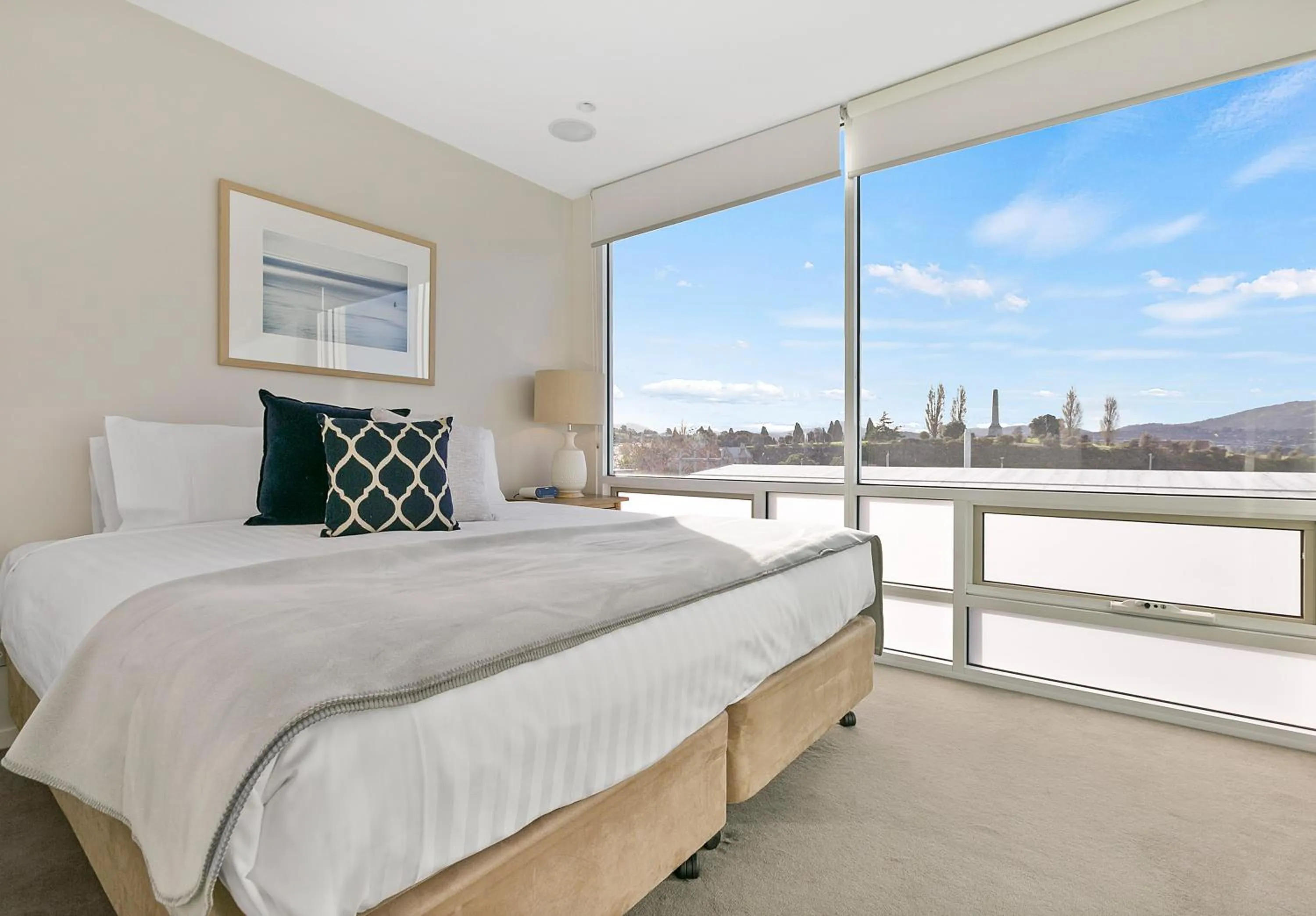 Bed in Sullivans Cove Apartments