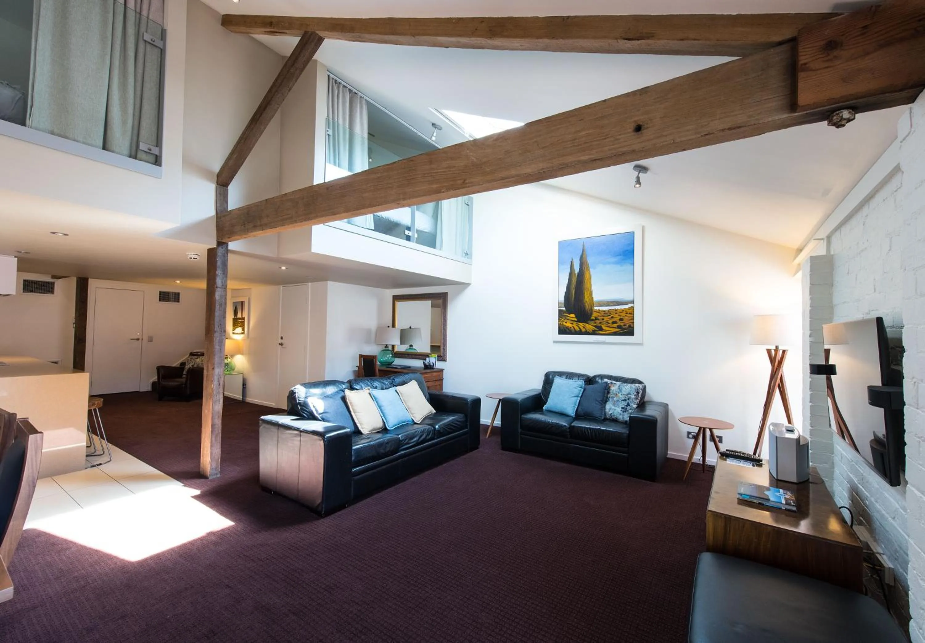 Bed in Sullivans Cove Apartments