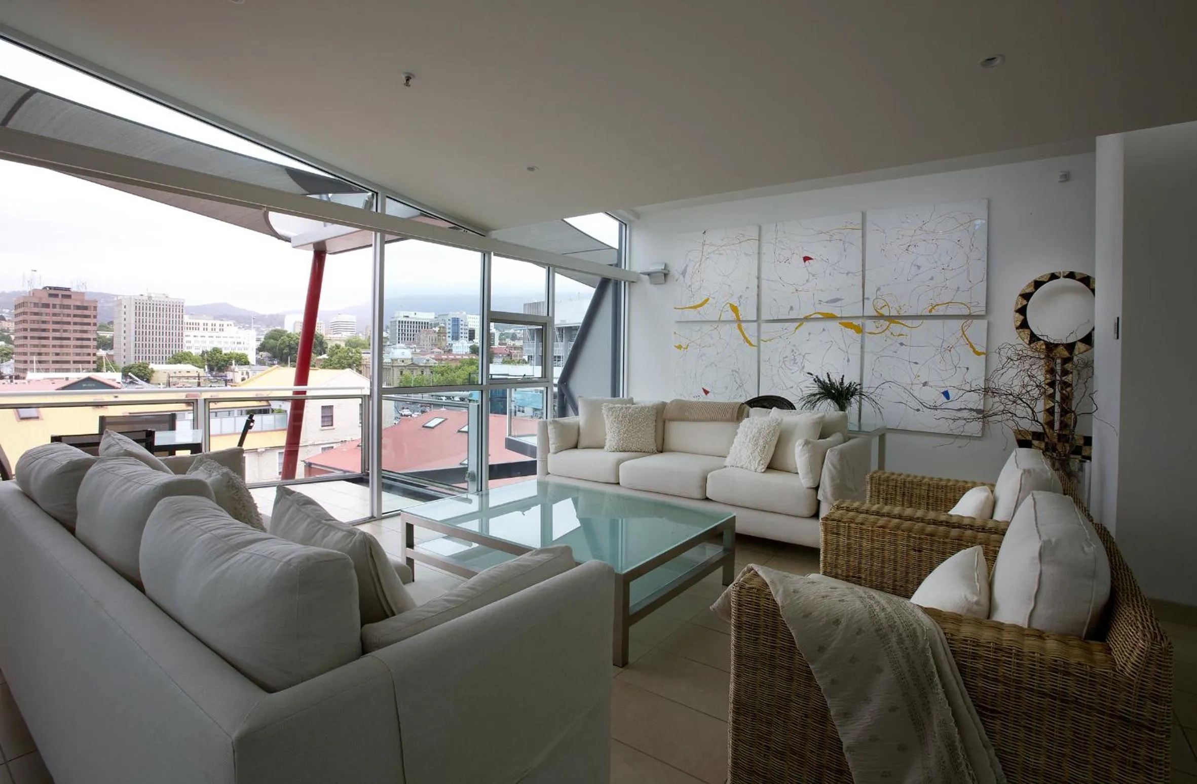 Living room in Sullivans Cove Apartments