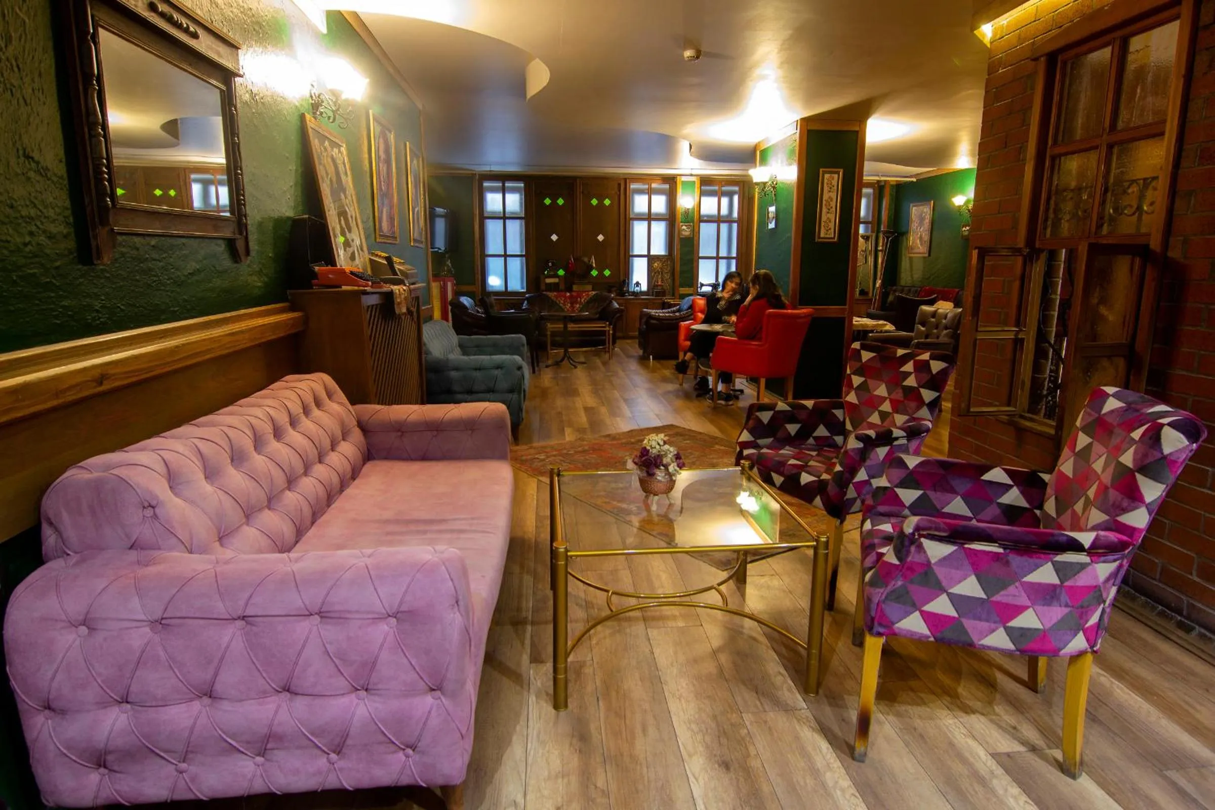 Seating area in Baykara Hotel