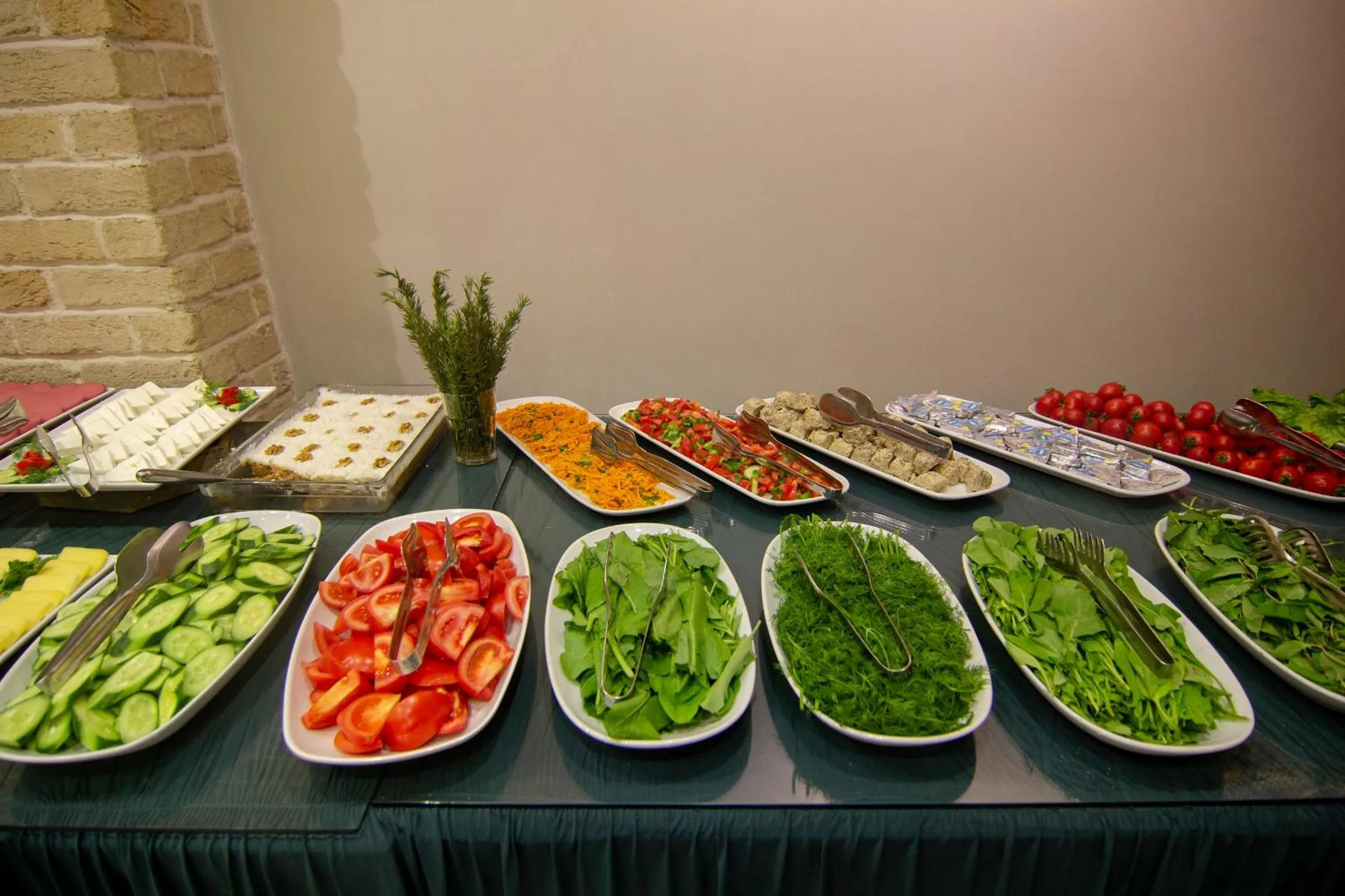 Buffet breakfast in Baykara Hotel