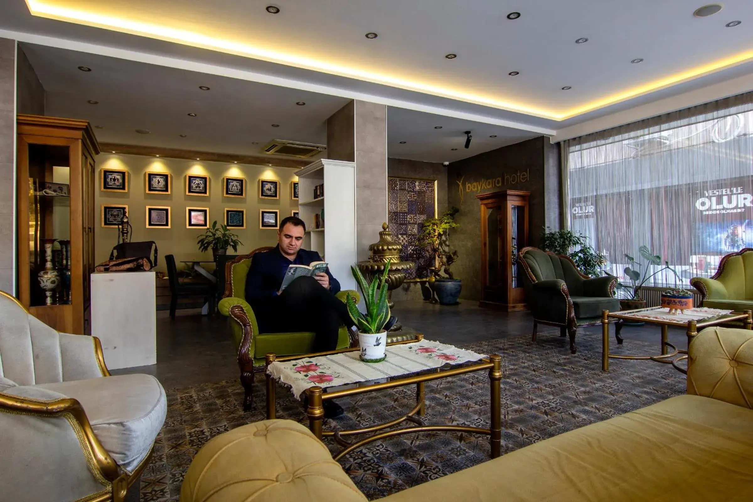 Lobby or reception in Baykara Hotel Lobby or reception in Baykara Hotel