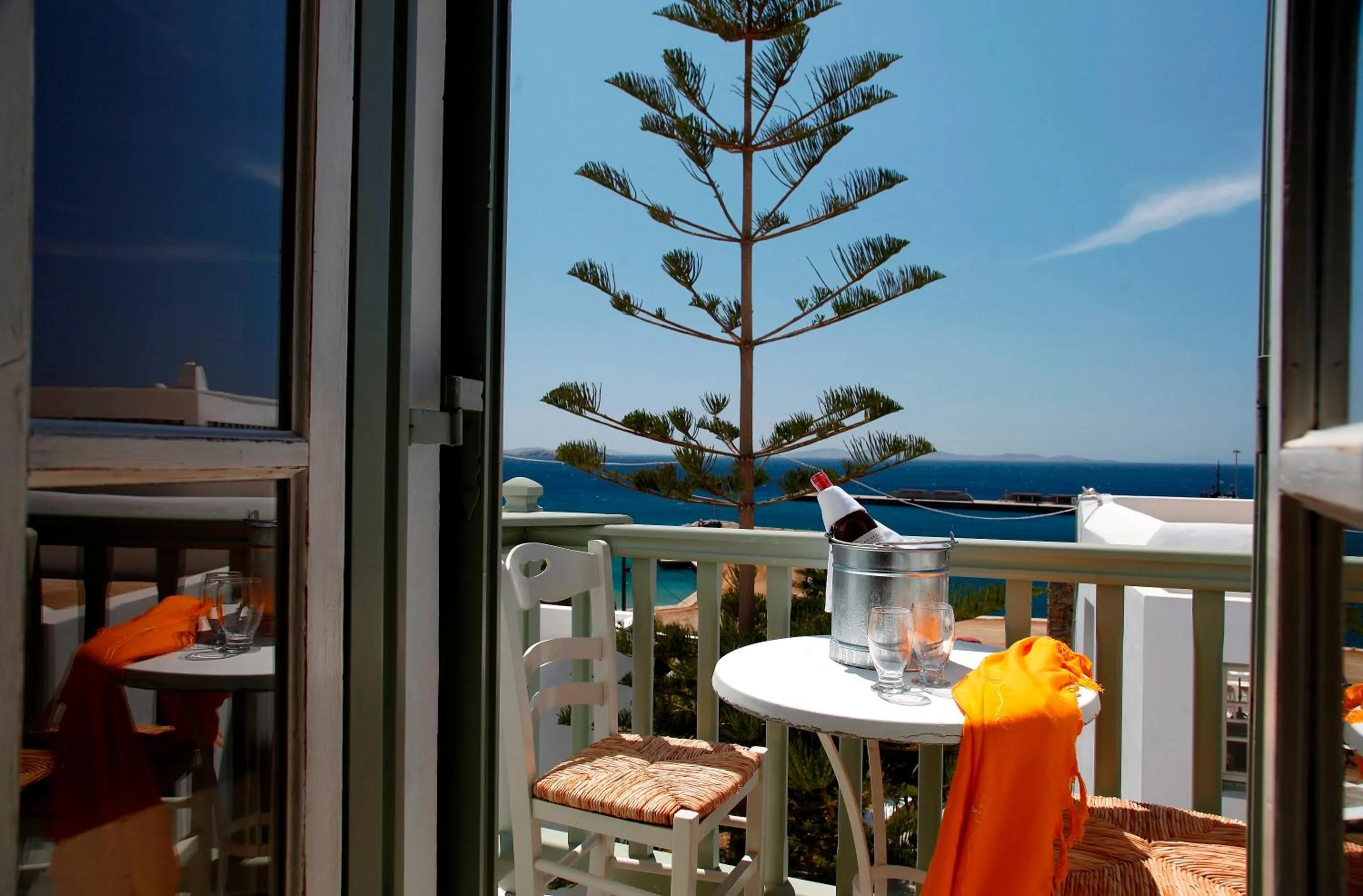 Balcony/Terrace in Olia Hotel