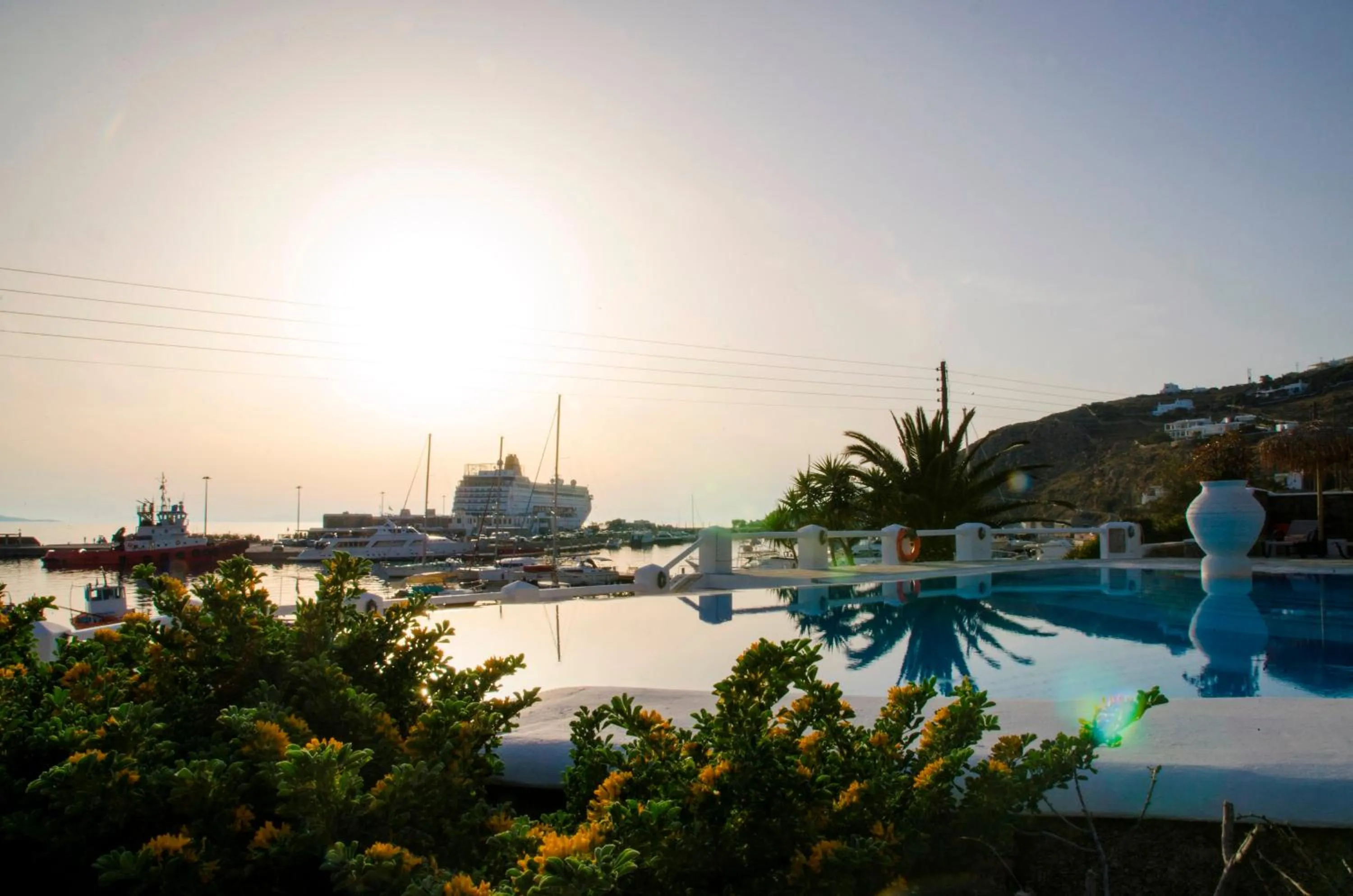 Swimming pool in Olia Hotel