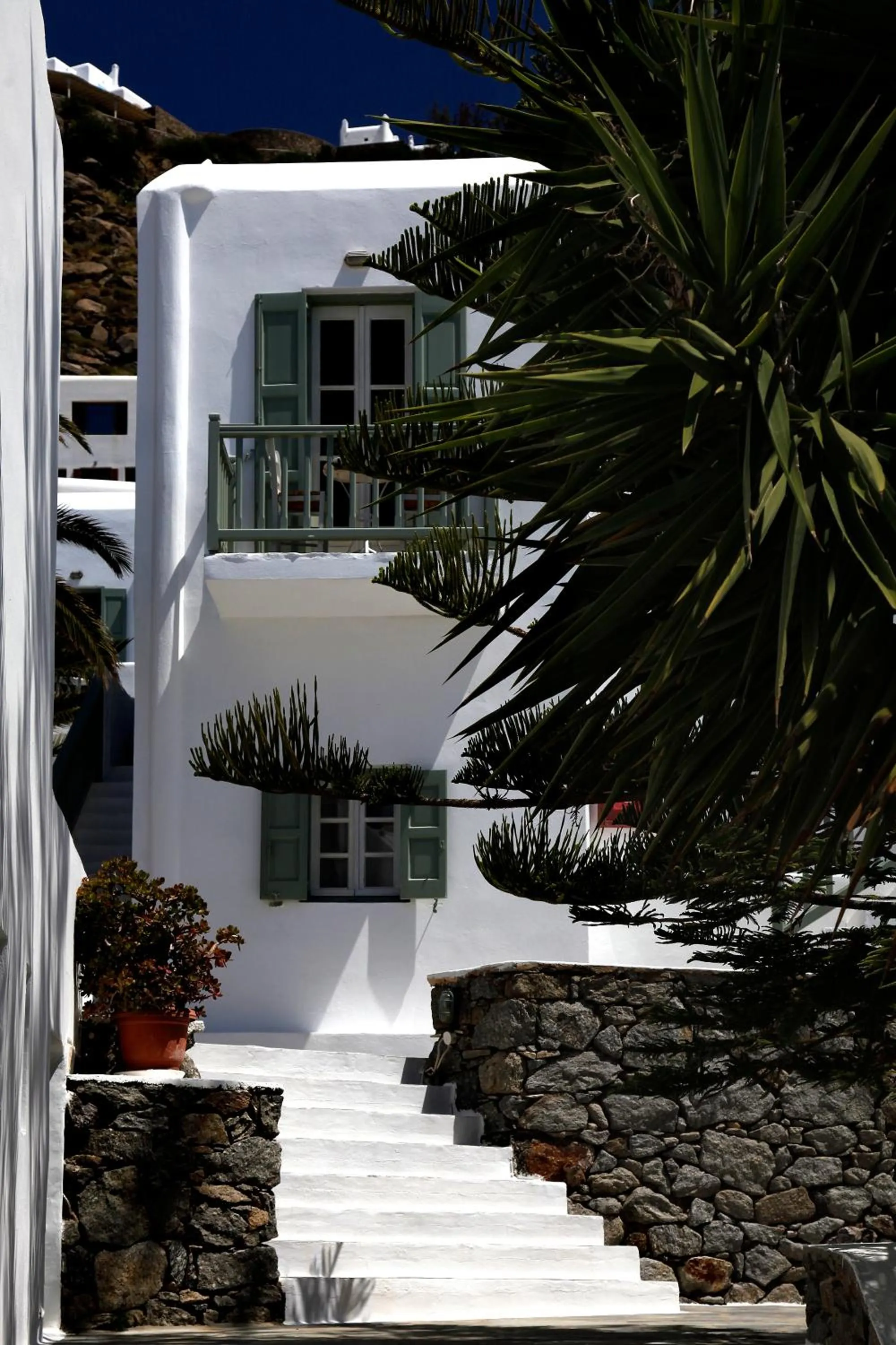 Facade/entrance in Olia Hotel