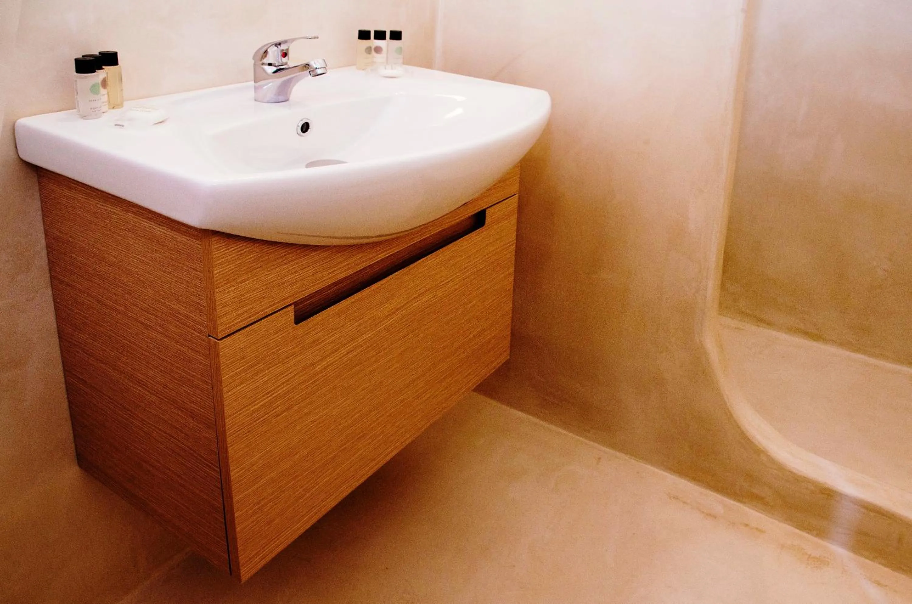 Bathroom in Olia Hotel