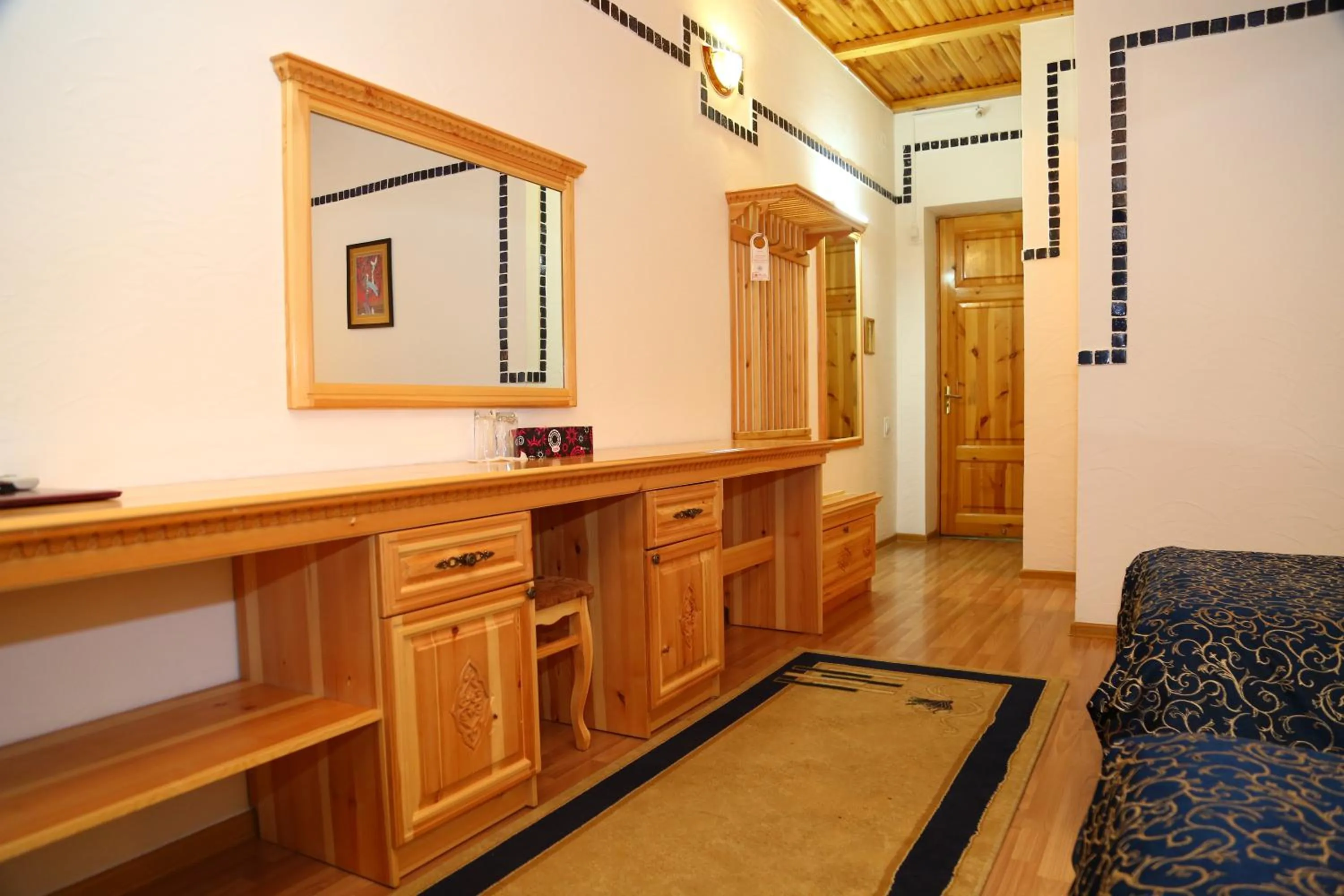 Decorative detail in Malika Prime Hotel