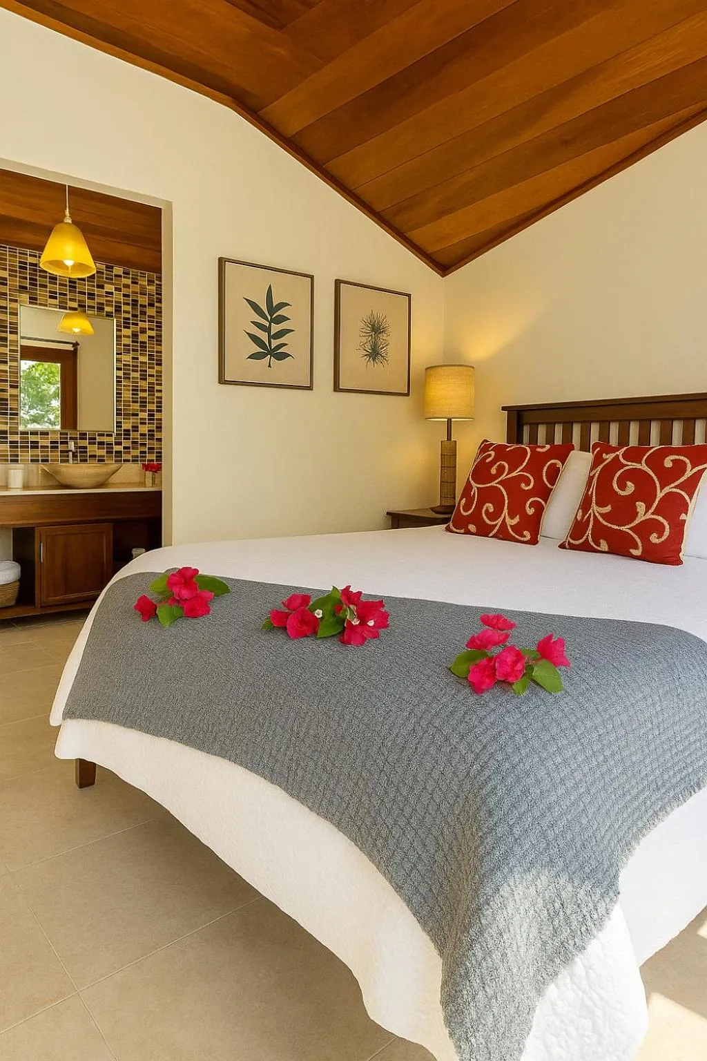 Bed in Marbucks Bed & Breakfast