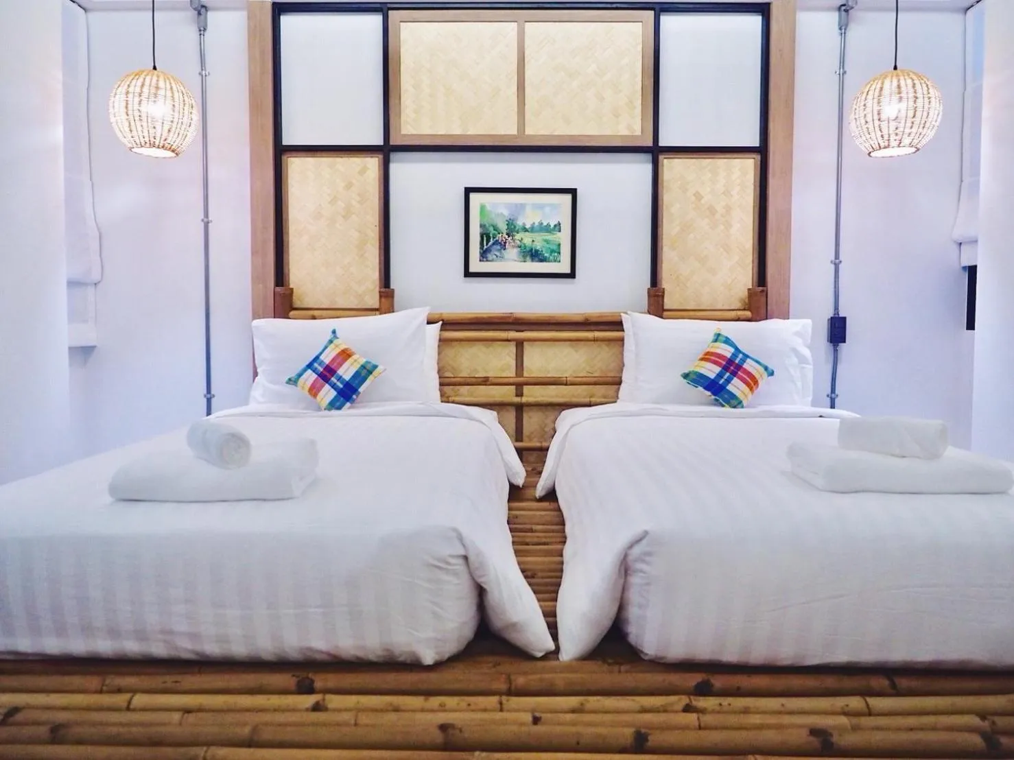 Bed in Luck Esan Loft