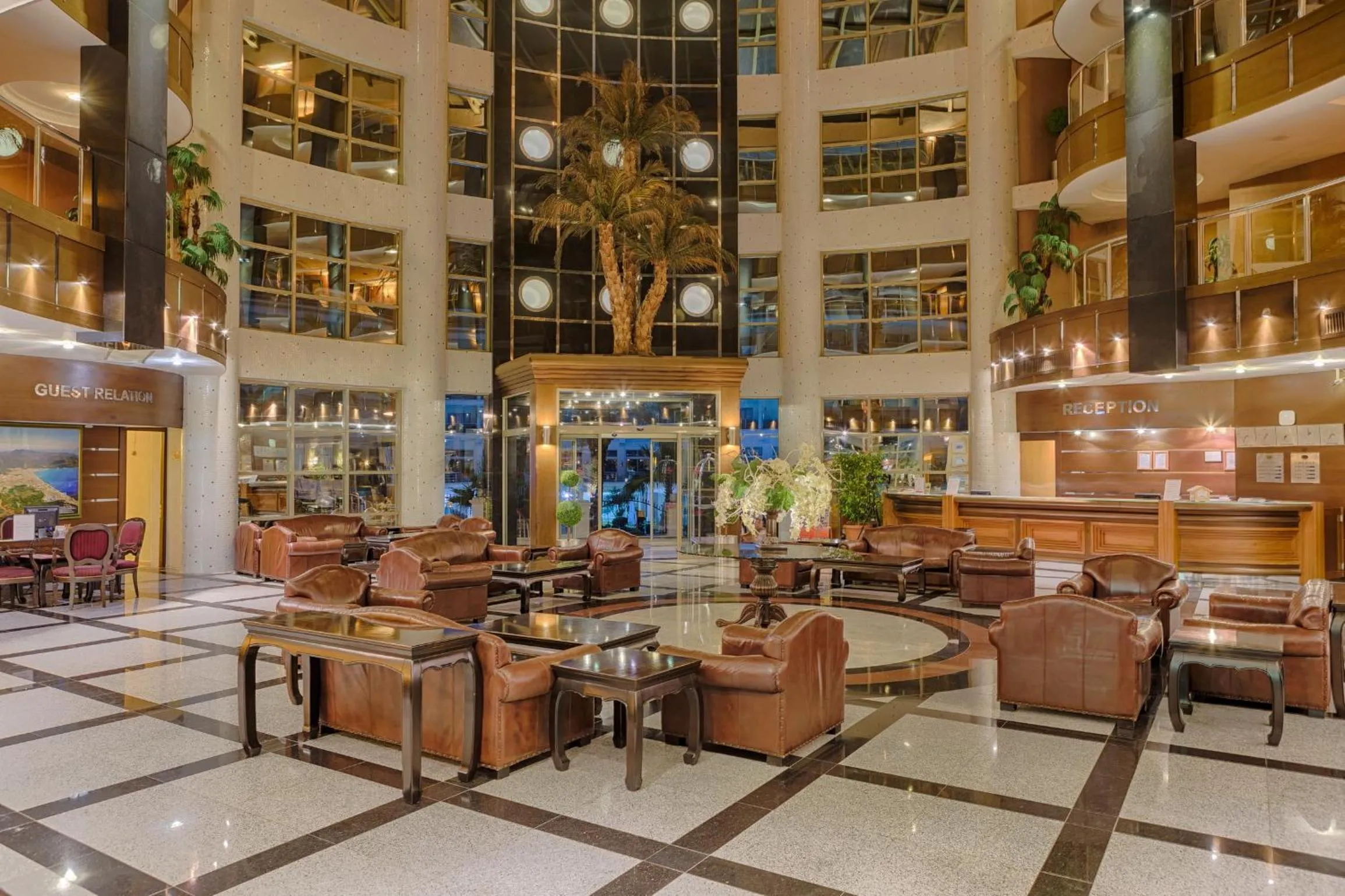 Lobby or reception in Grand Pasa Hotel