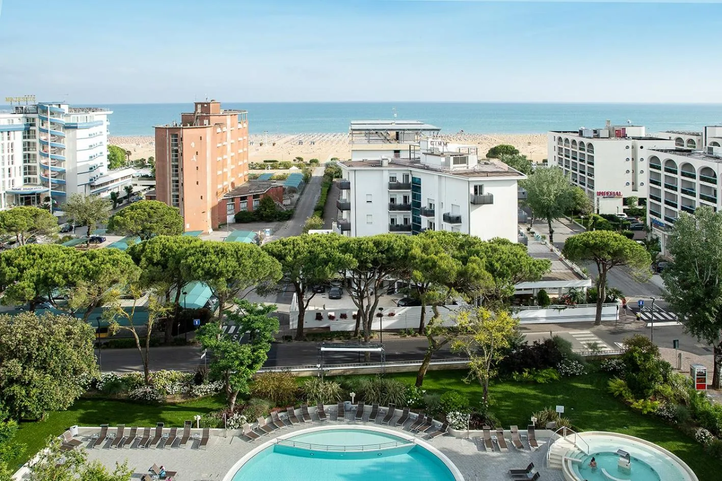 Bird's eye view in Residence Serenissima